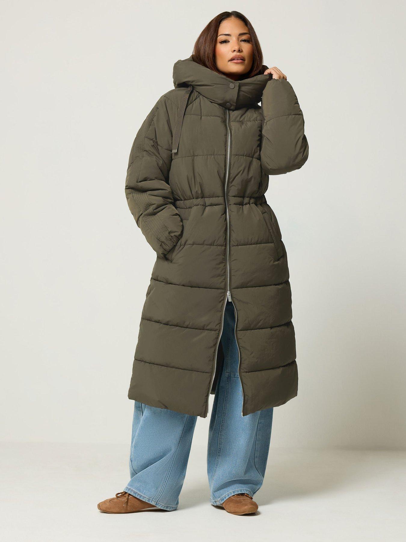 Image 3 of 4 of PixieGirl Petite Midi Padded Coat