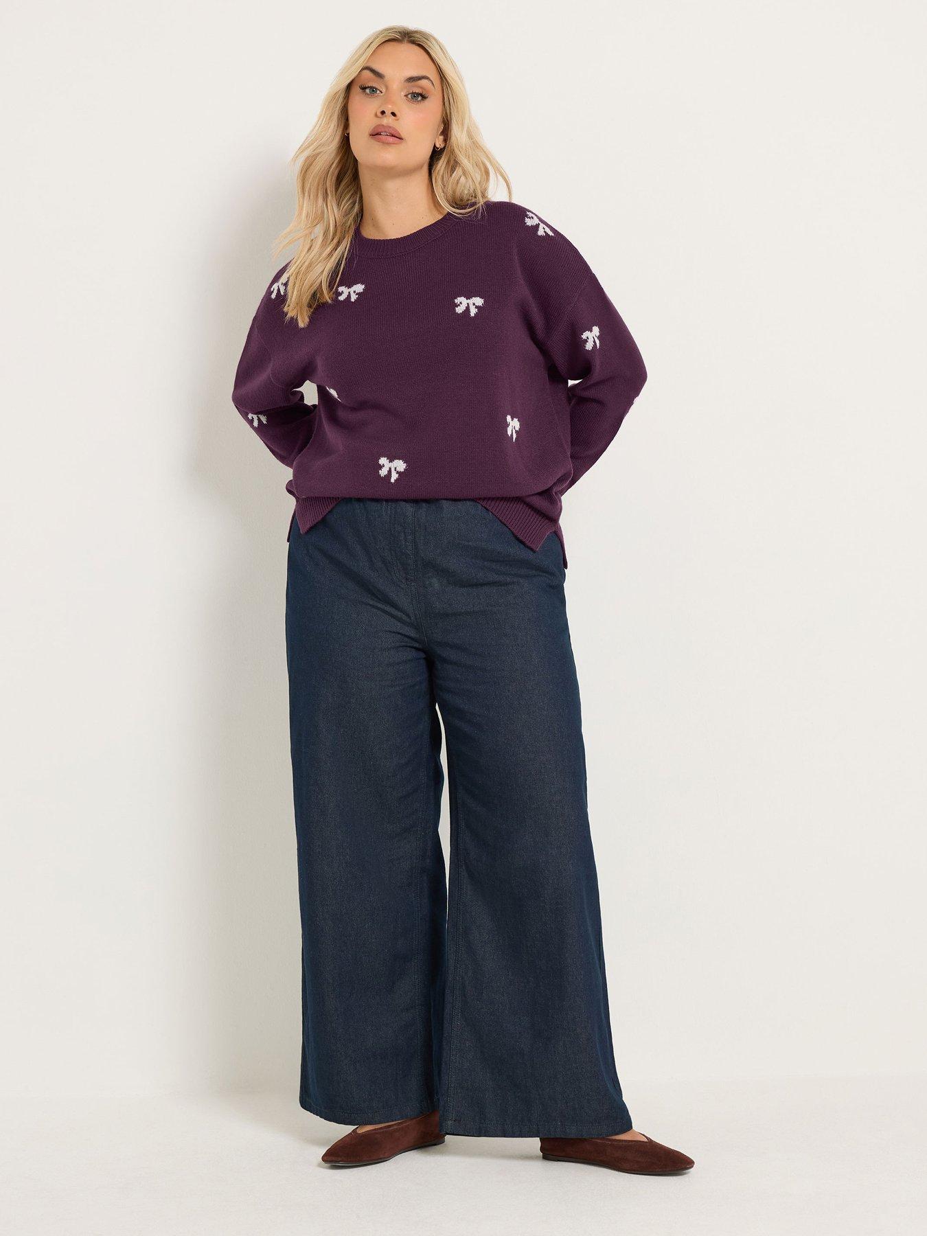 Image 3 of 4 of Yours Curve Jacquard Jumper