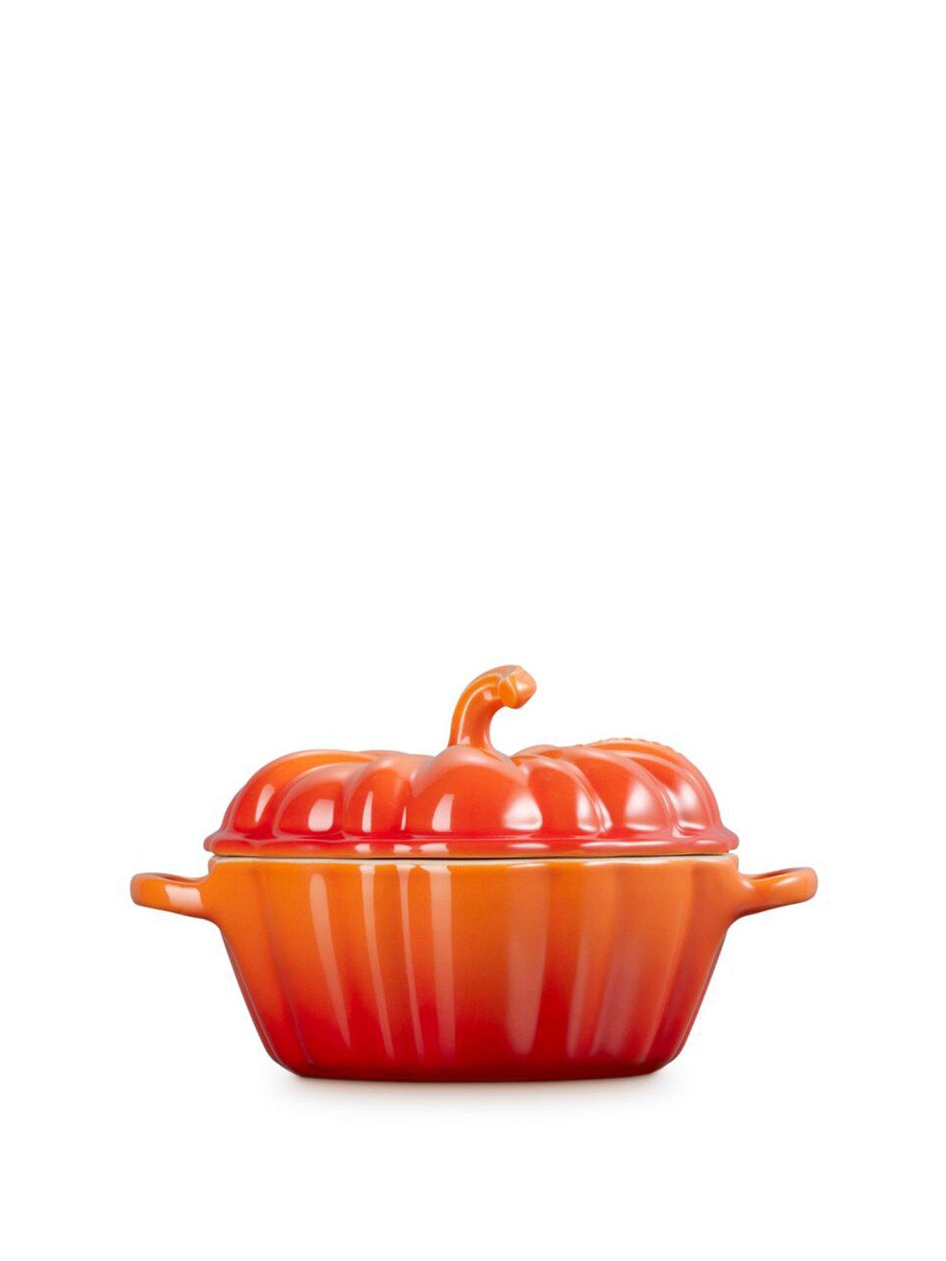 Image 2 of 5 of Le Creuset Stoneware 350ml Pumpkin Casserole Volcanic