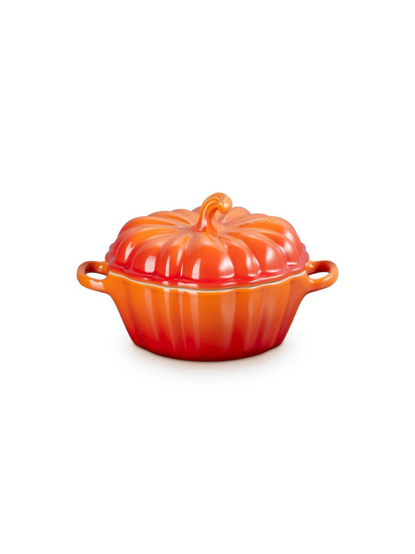 Image 3 of 5 of Le Creuset Stoneware 350ml Pumpkin Casserole Volcanic