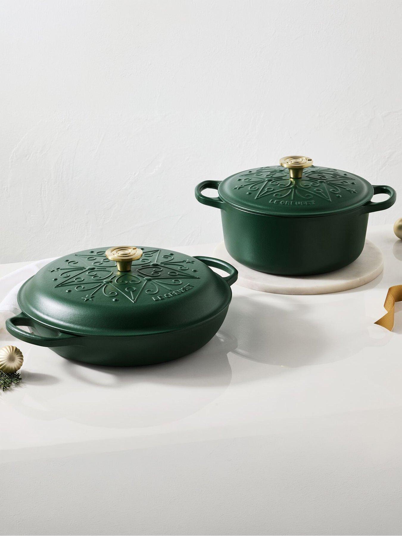 Image 1 of 6 of Le Creuset Cast Iron Signature Round Casserole 24cm Christmas 2026 For&ecirc;t