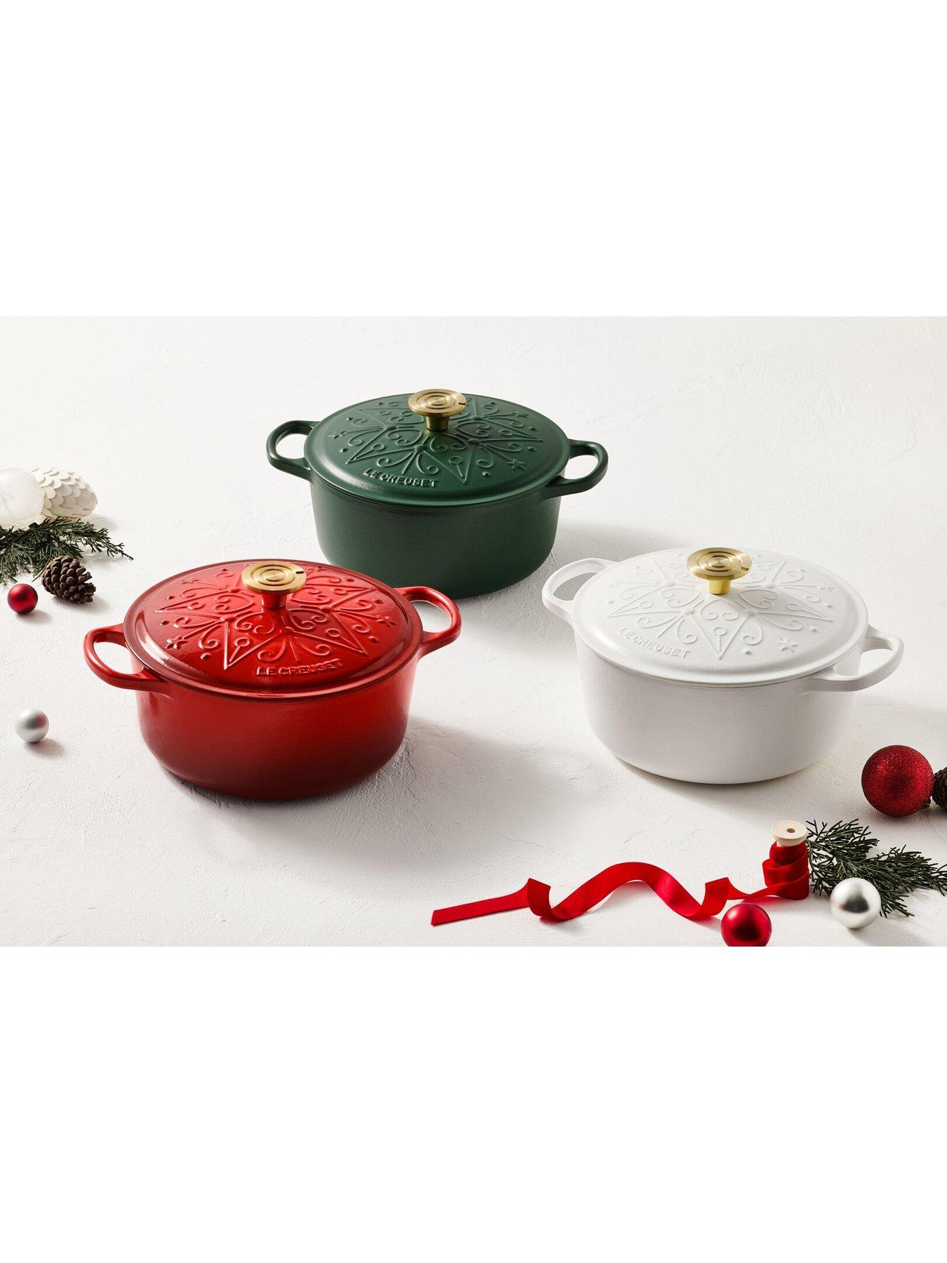 Image 6 of 6 of Le Creuset Cast Iron Signature Round Casserole 24cm Christmas 2026 For&ecirc;t