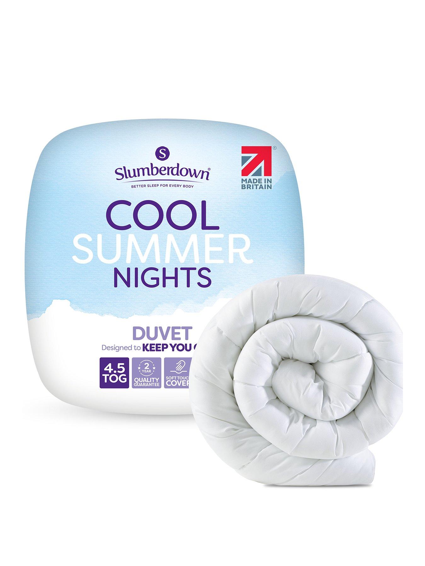 Snuggledown of Norway Slumberdown Cool Summer Nights Duvet, 4.5 Tog, Super King