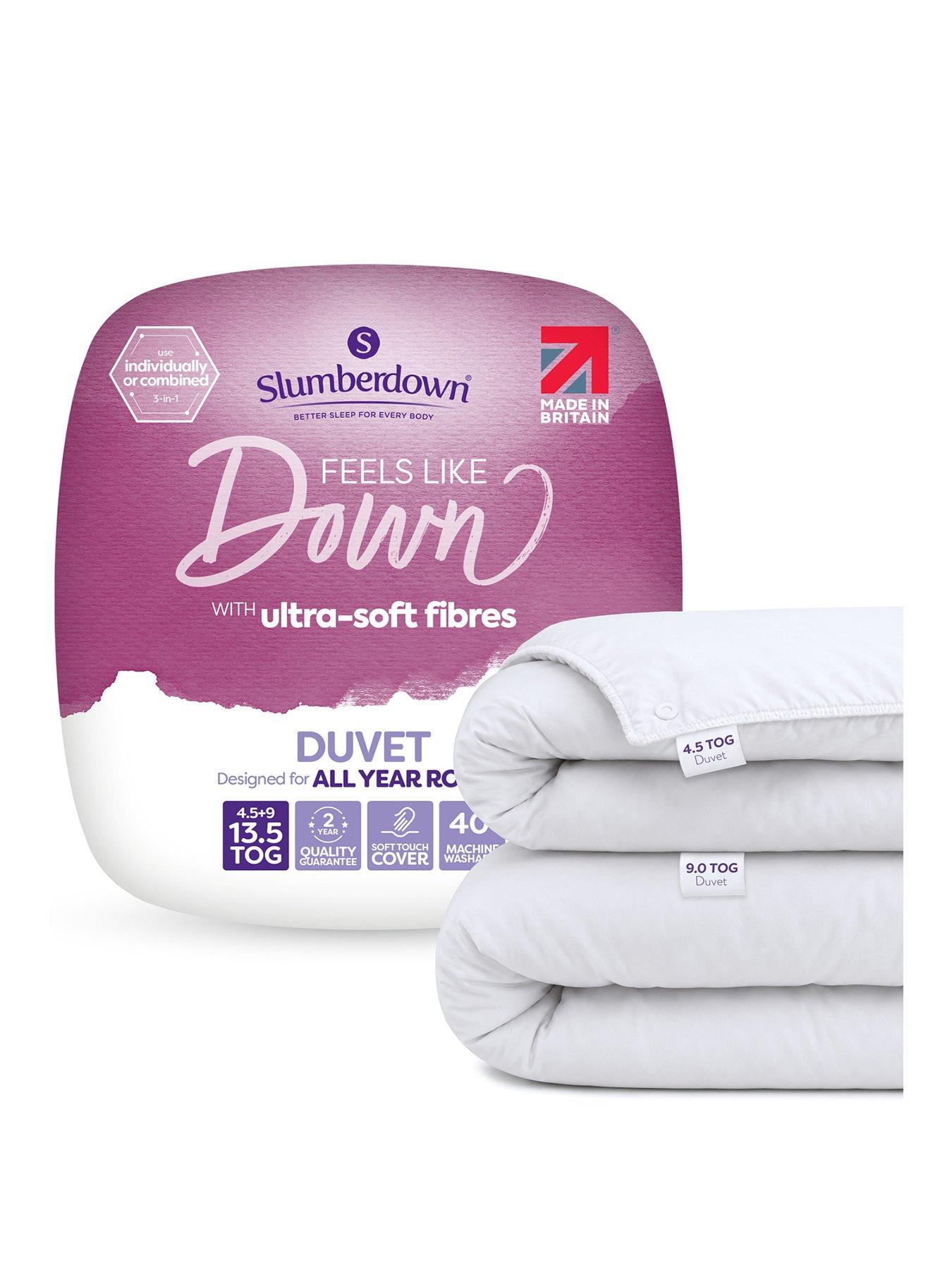 Slumberdown All Seasons Feels Like Down Duvet, 13.5 Tog