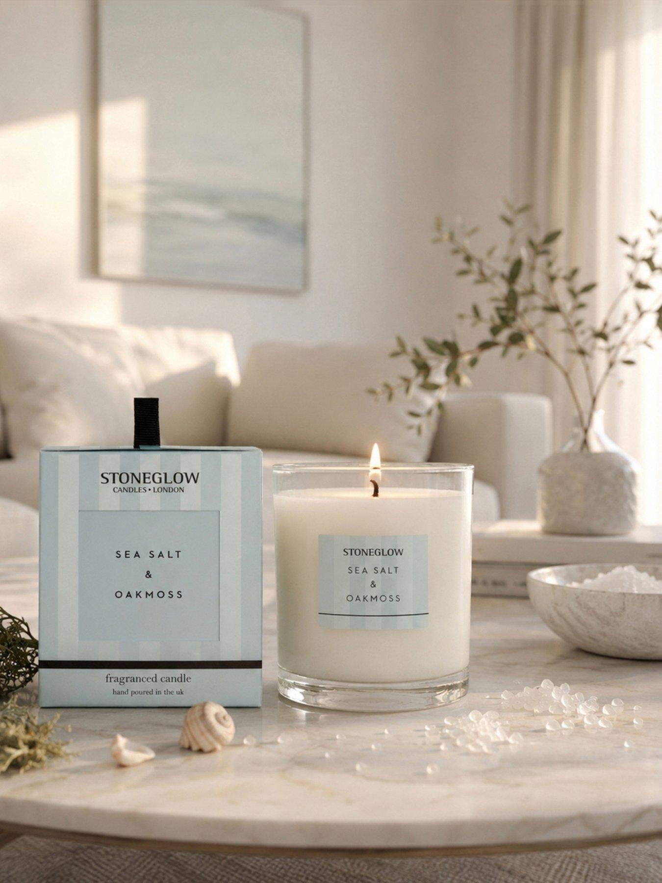 Image 1 of 3 of Stoneglow Modern Classics - Candle Sea Salt And Oakmoss