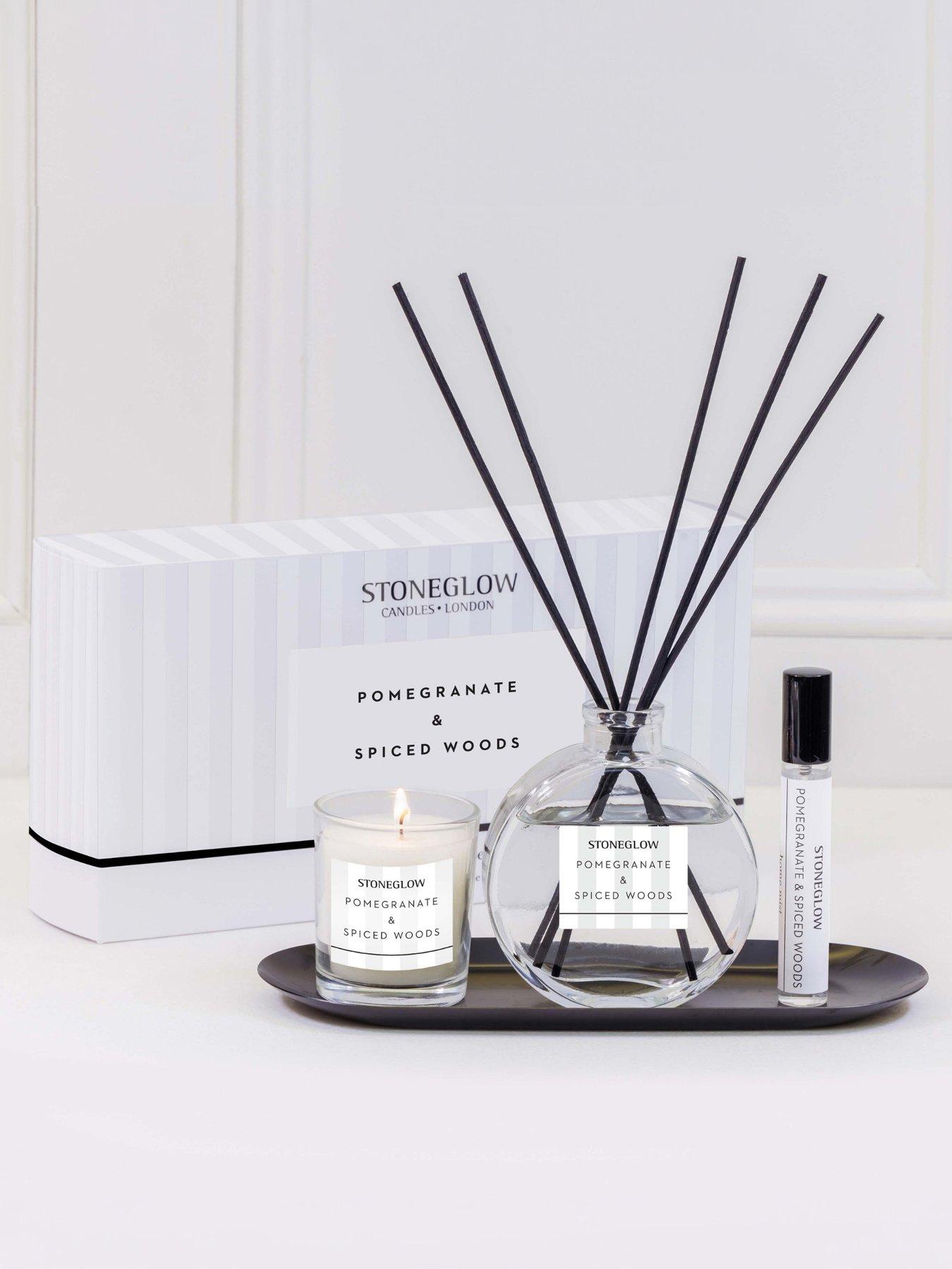 Image 1 of 3 of Stoneglow Modern Classics - Gift Set - Diffuser, Home Mist, Candle Pomegranate &amp; Spiced Woods