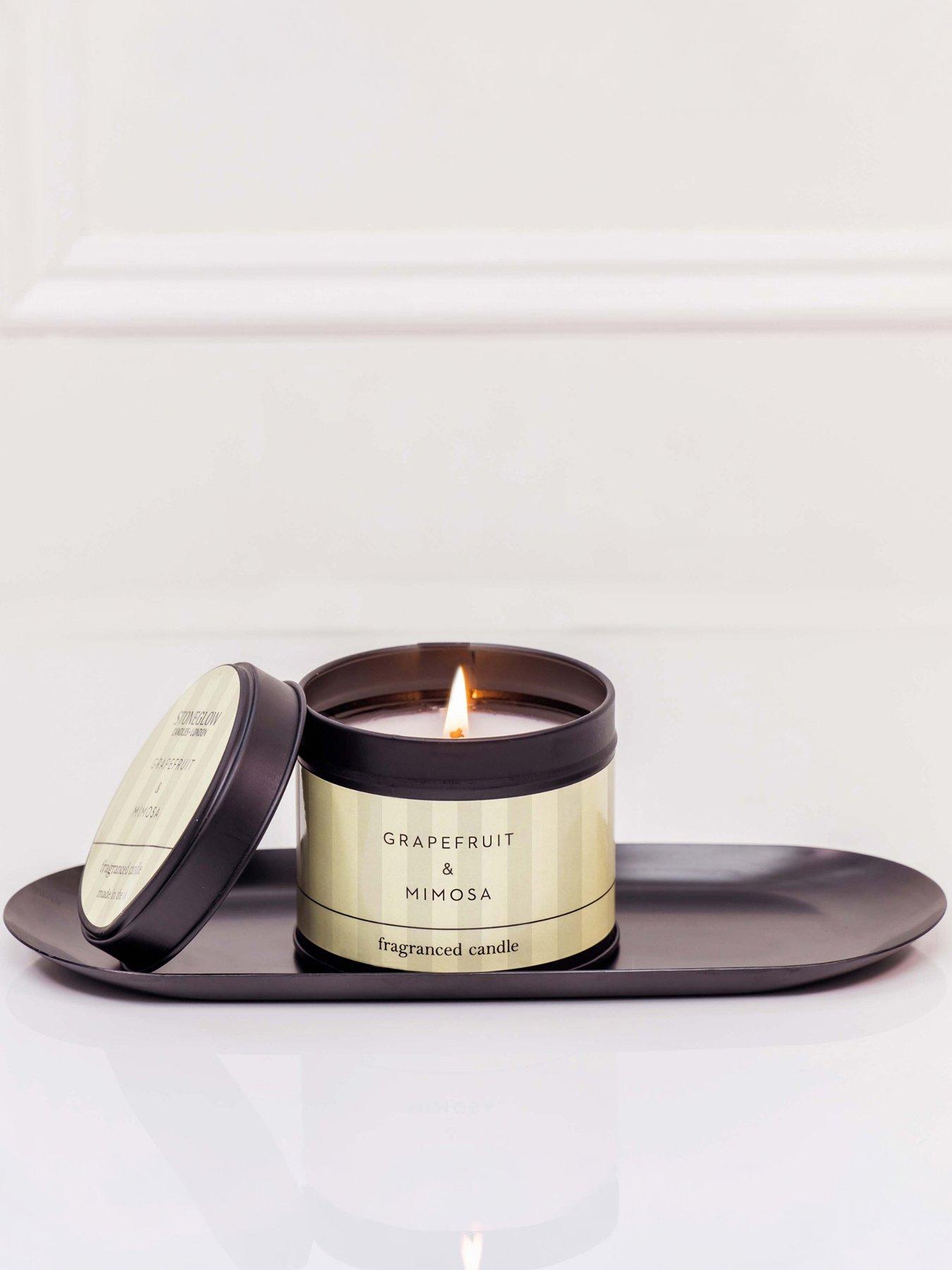 Image 1 of 2 of Stoneglow Modern Classics - Candle Tin Grapefruit &amp; Mimosa