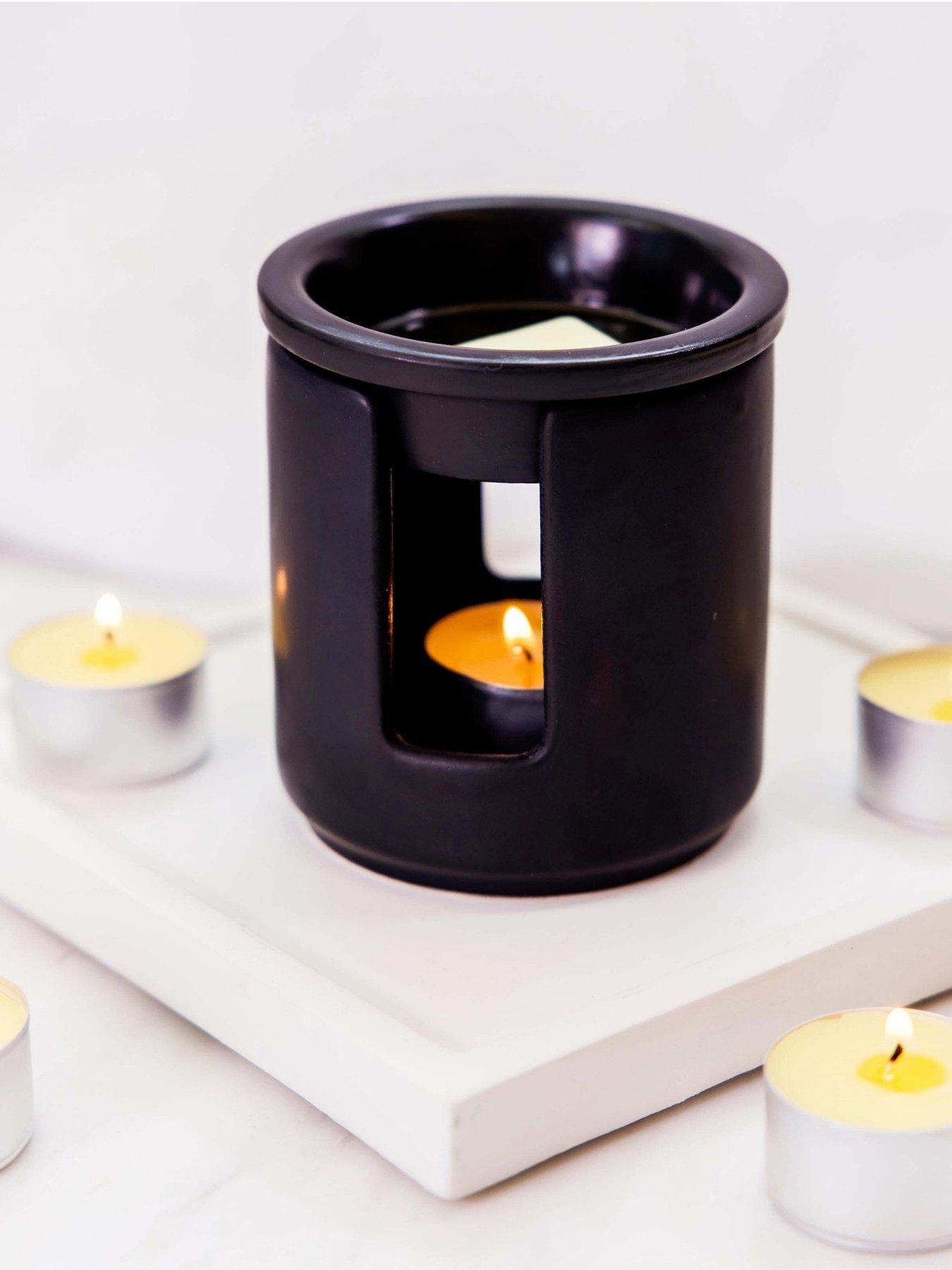 Image 1 of 2 of Stoneglow Modern Classics - Ceramic Wax Melter &amp; Soy Wax Melt Bar Discovery Set Grapefruit &amp; Mimosa