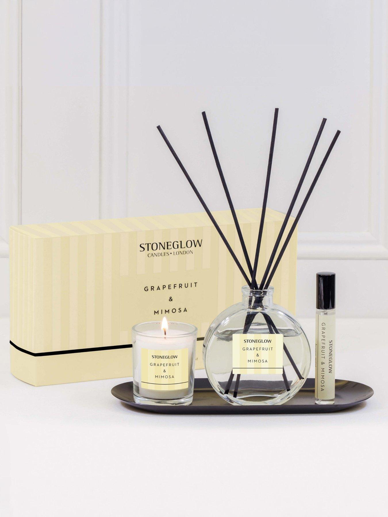 Image 1 of 3 of Stoneglow Modern Classics - Gift Set -  Diffuser, Home Mist, Candle Grapefruit & Mimosa