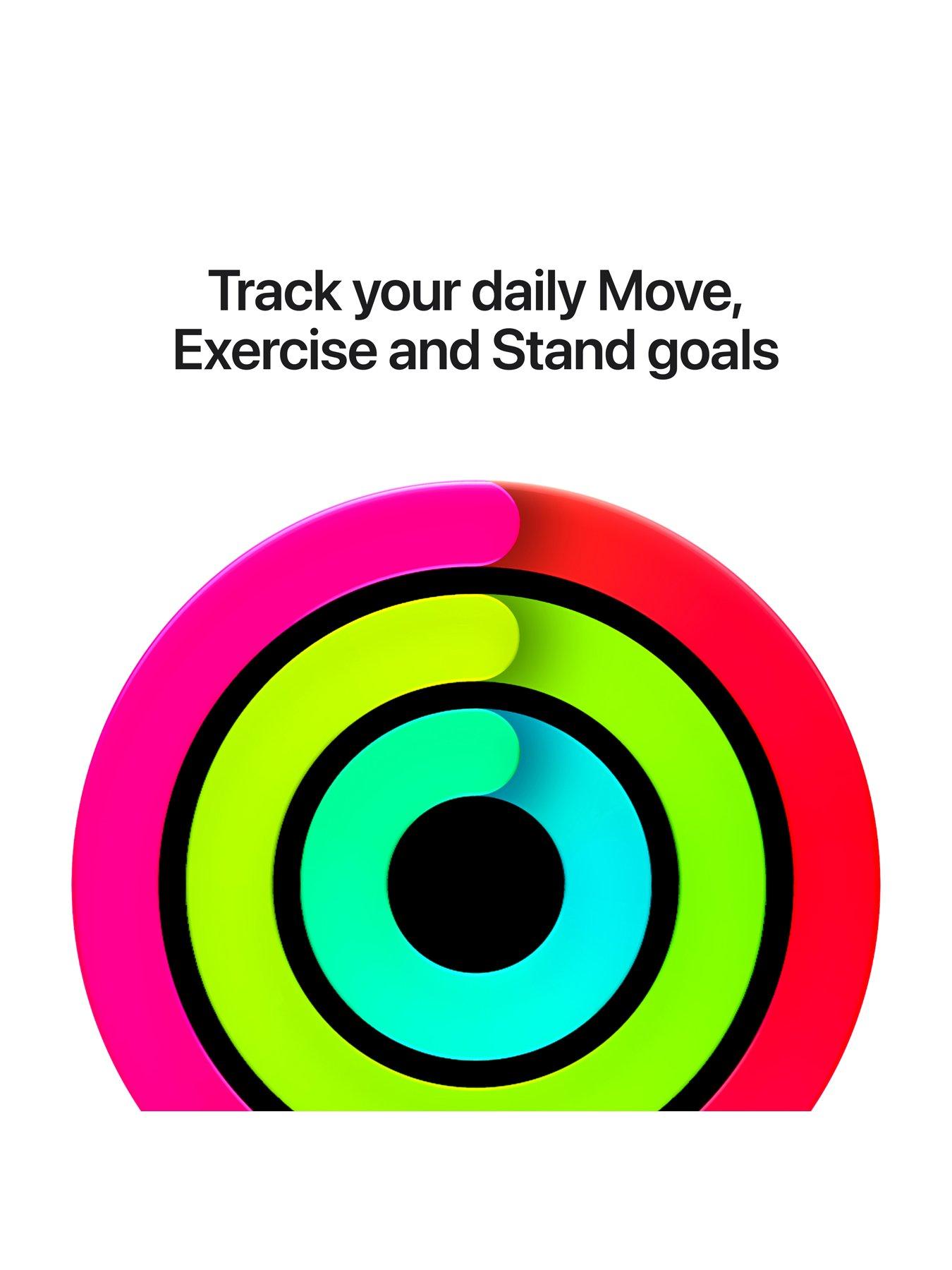 Image 3 of 7 of Apple Watch SE 3 (GPS, 2026) 44mm Midnight Aluminium Case with Navy Blue Sport Band - S/M