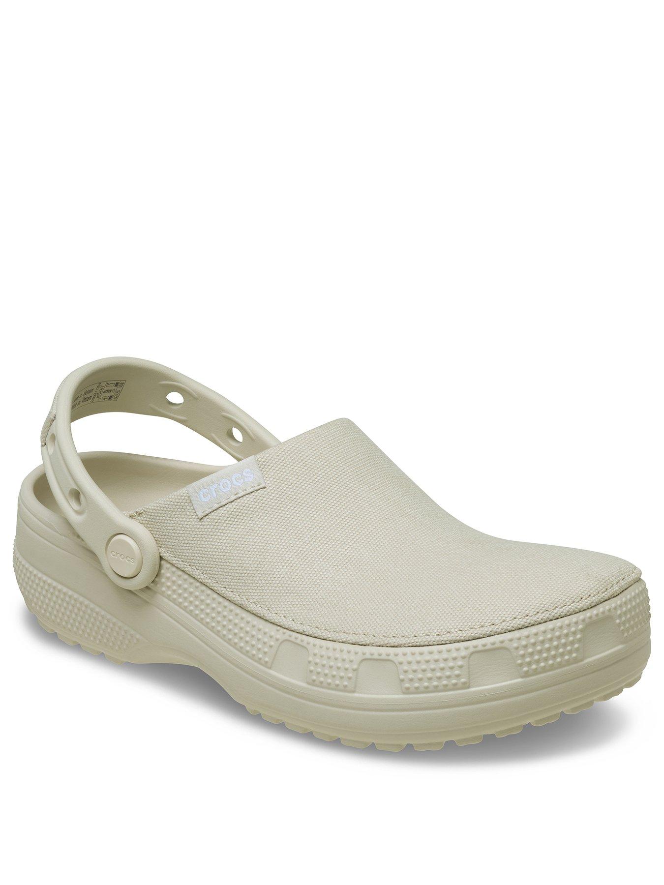 Image 2 of 7 of Crocs Womens Lightweight Waterproof Adjustable Strap Clogs - Beige