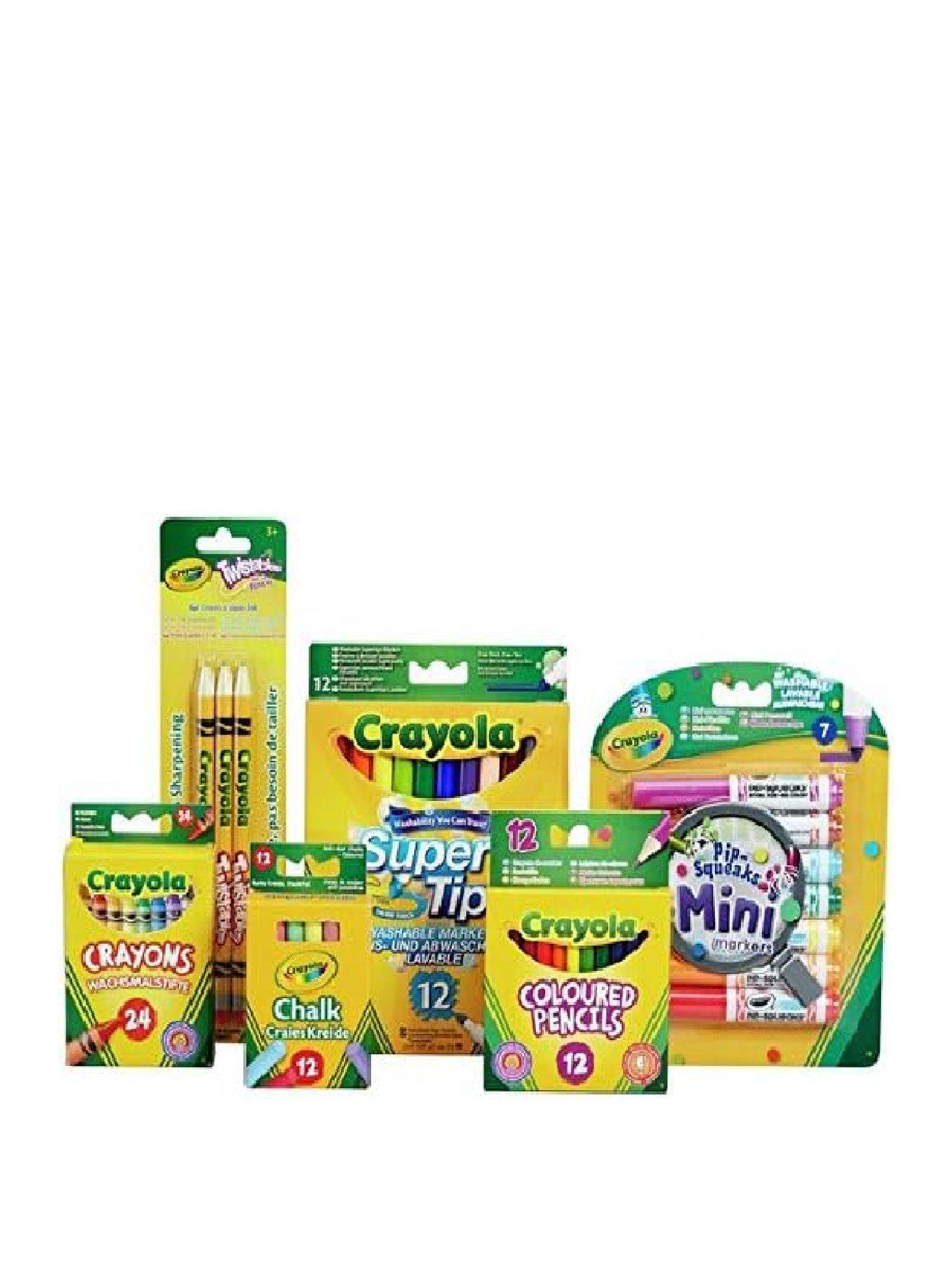 Image 1 of 3 of Crayola SUPERTIPS, PENCILS, CRAYONS &amp; CHALK MEGA BUNDLE