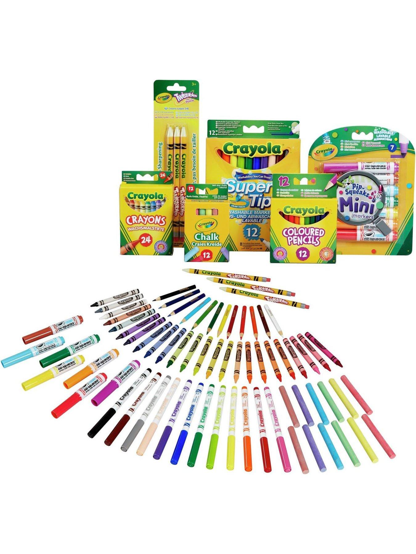 Image 3 of 3 of Crayola SUPERTIPS, PENCILS, CRAYONS &amp; CHALK MEGA BUNDLE