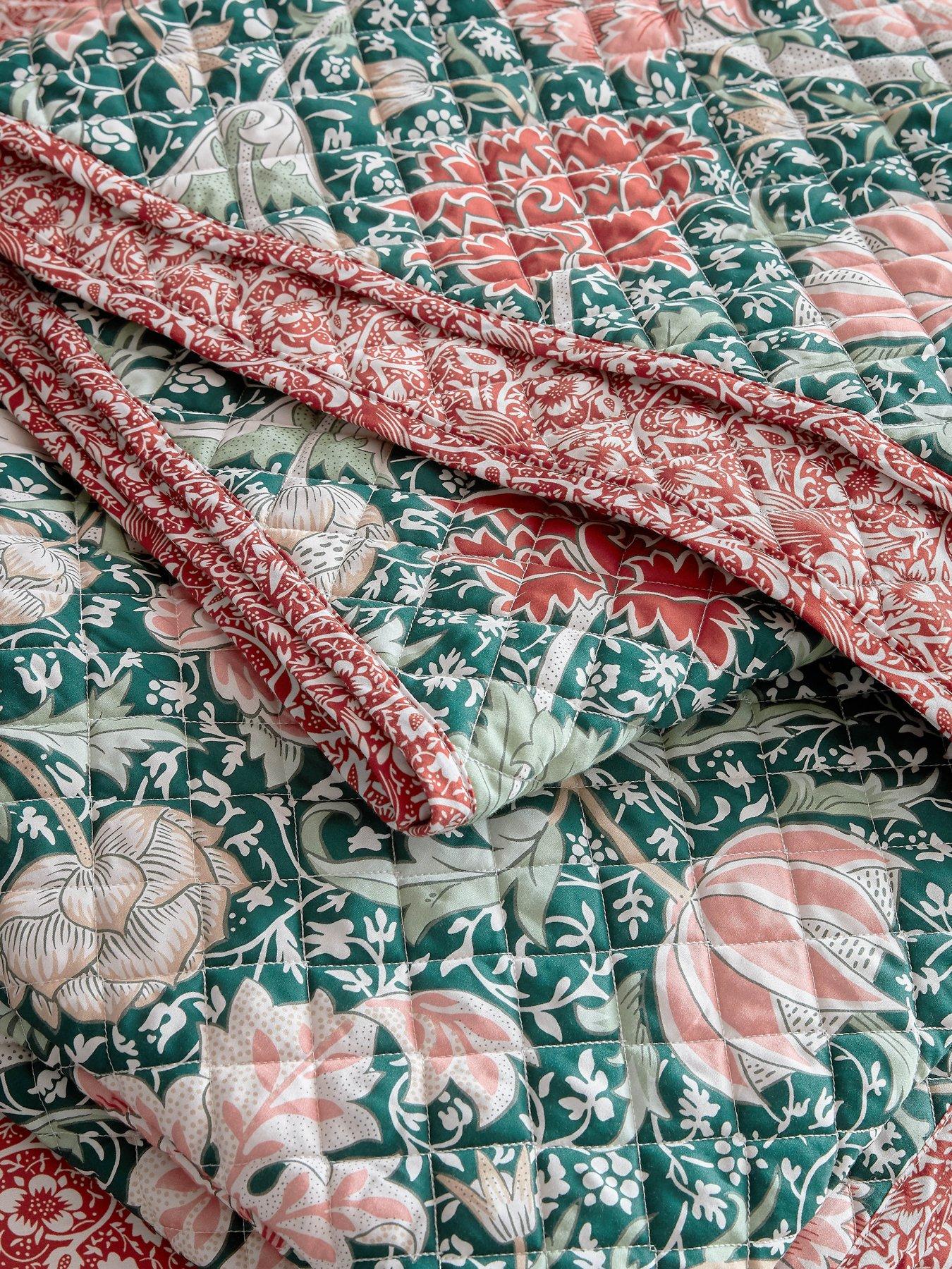 Image 1 of 3 of William Morris at Home Cray Quilted Bedspread 235X235Cm