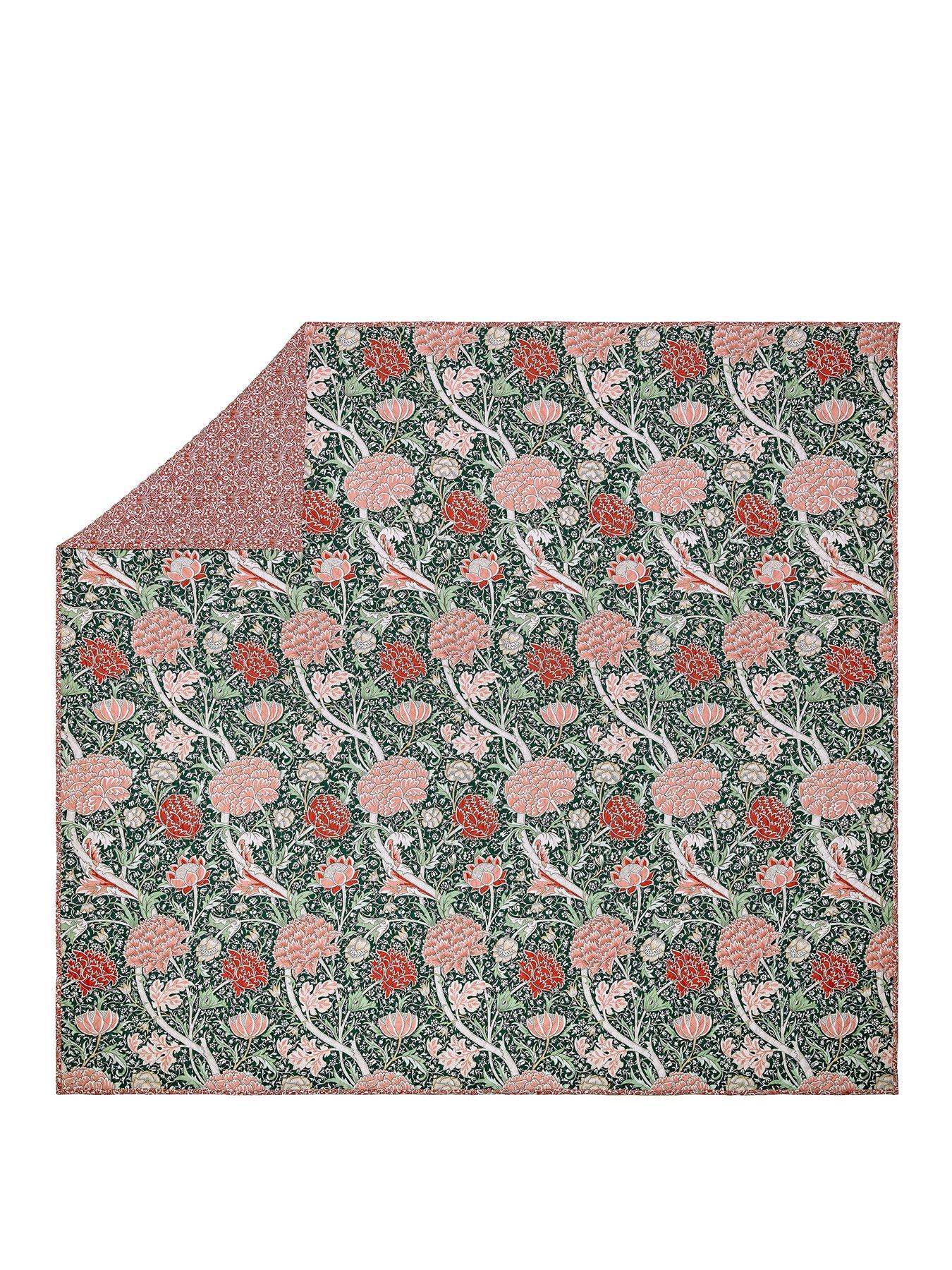 Image 2 of 3 of William Morris at Home Cray Quilted Bedspread 235X235Cm