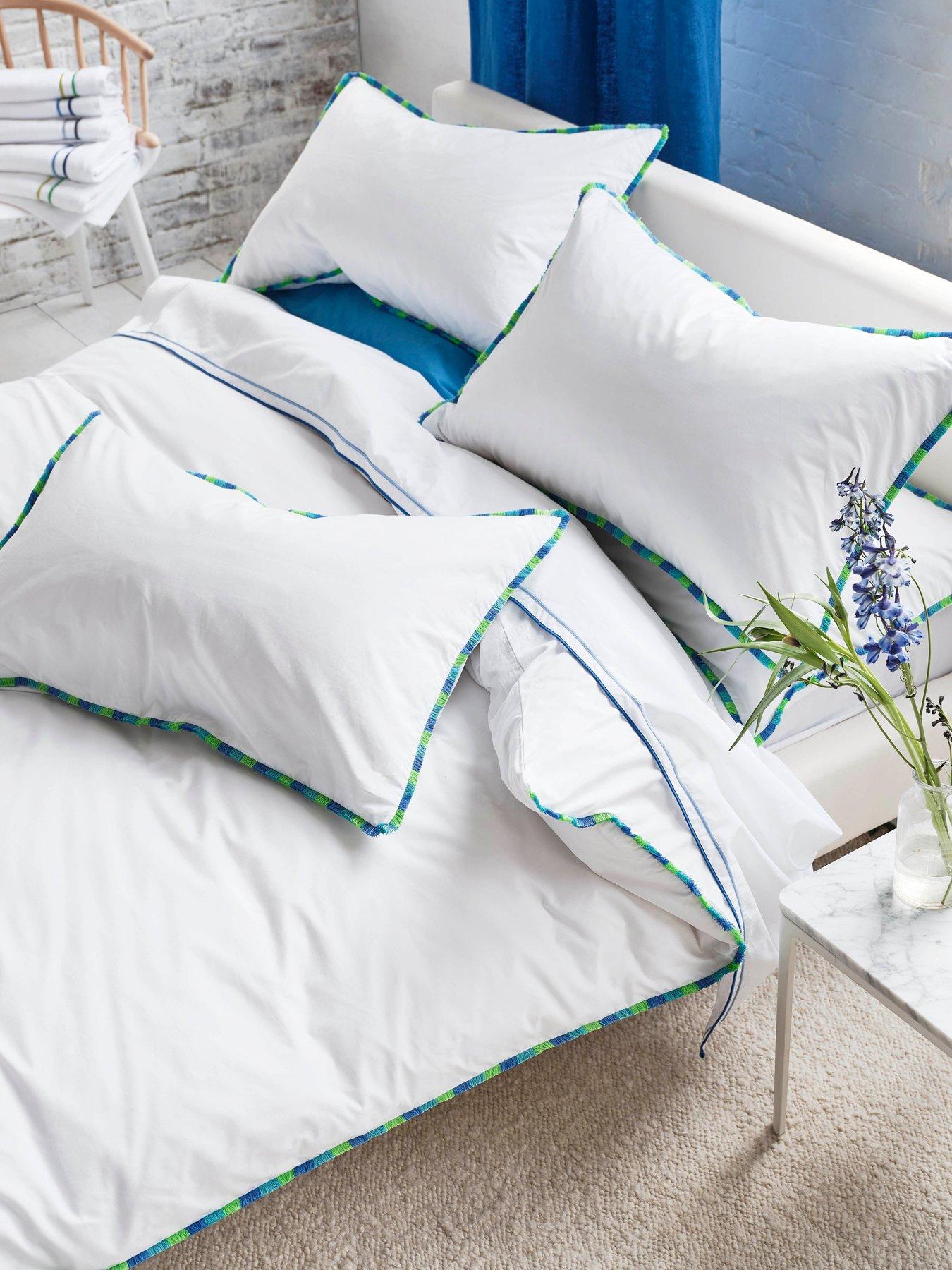Designers Guild Burlington Fringe Single Quilt Set 137cm X 200cm