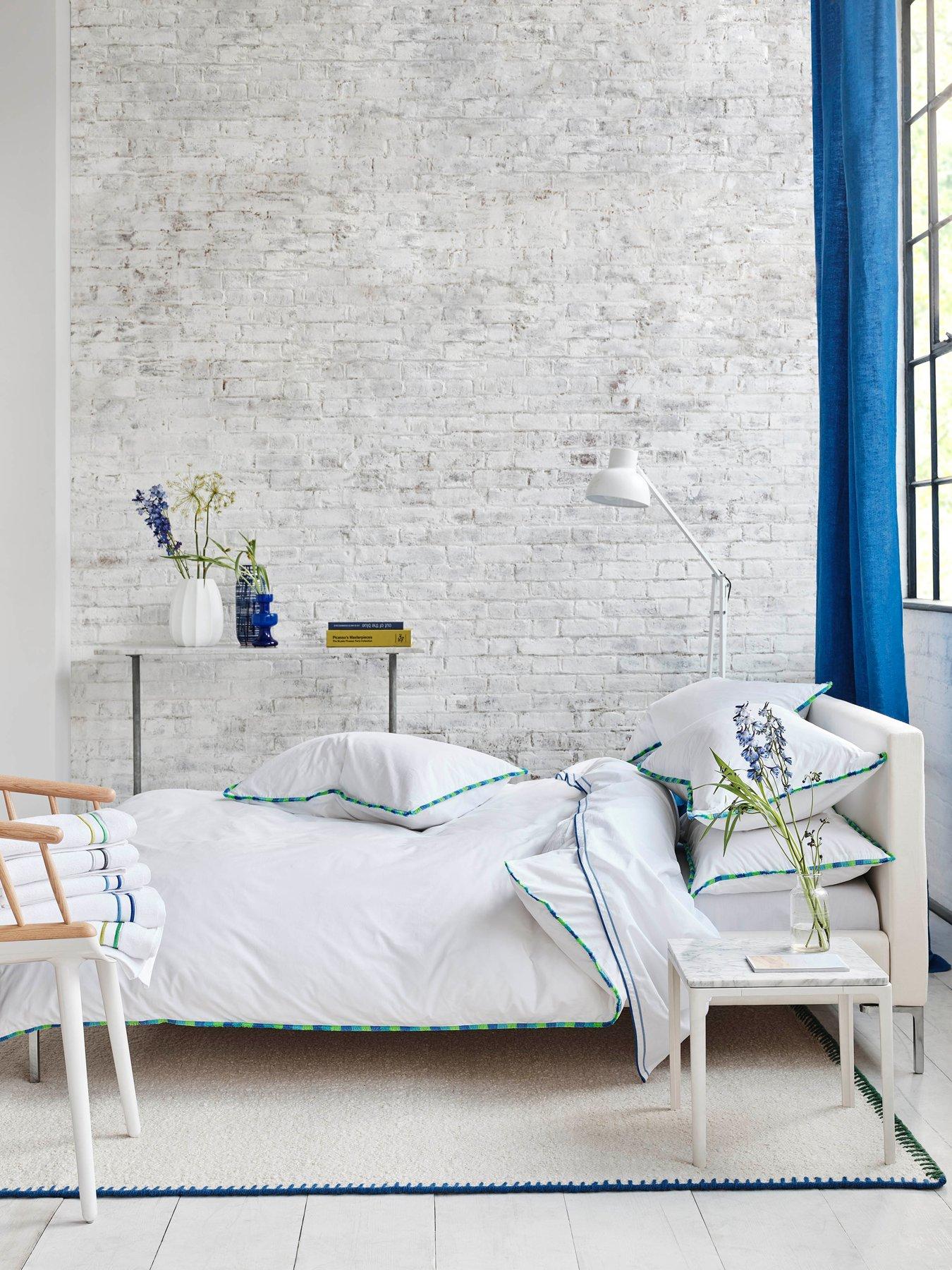 Image 6 of 6 of Designers Guild Burlington Fringe Single Quilt Set 137cm X 200cm