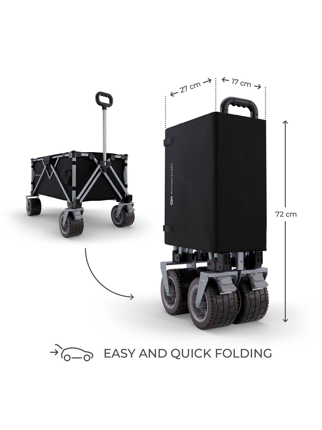 Image 3 of 8 of Kinderkraft Rollster Wagon - Mystic Black