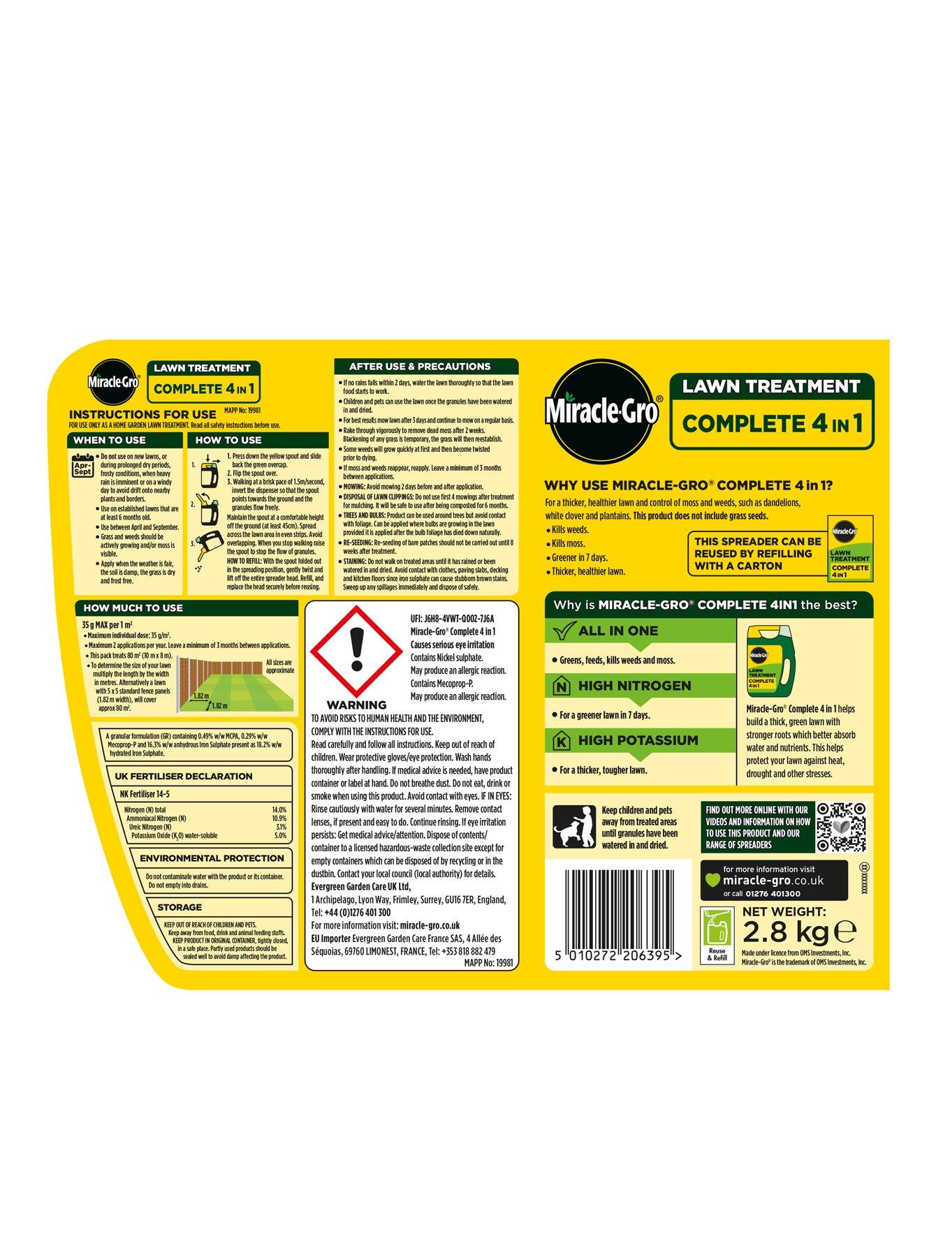 Image 2 of 4 of Miracle-Gro Complete 4In1 Spr 80M2