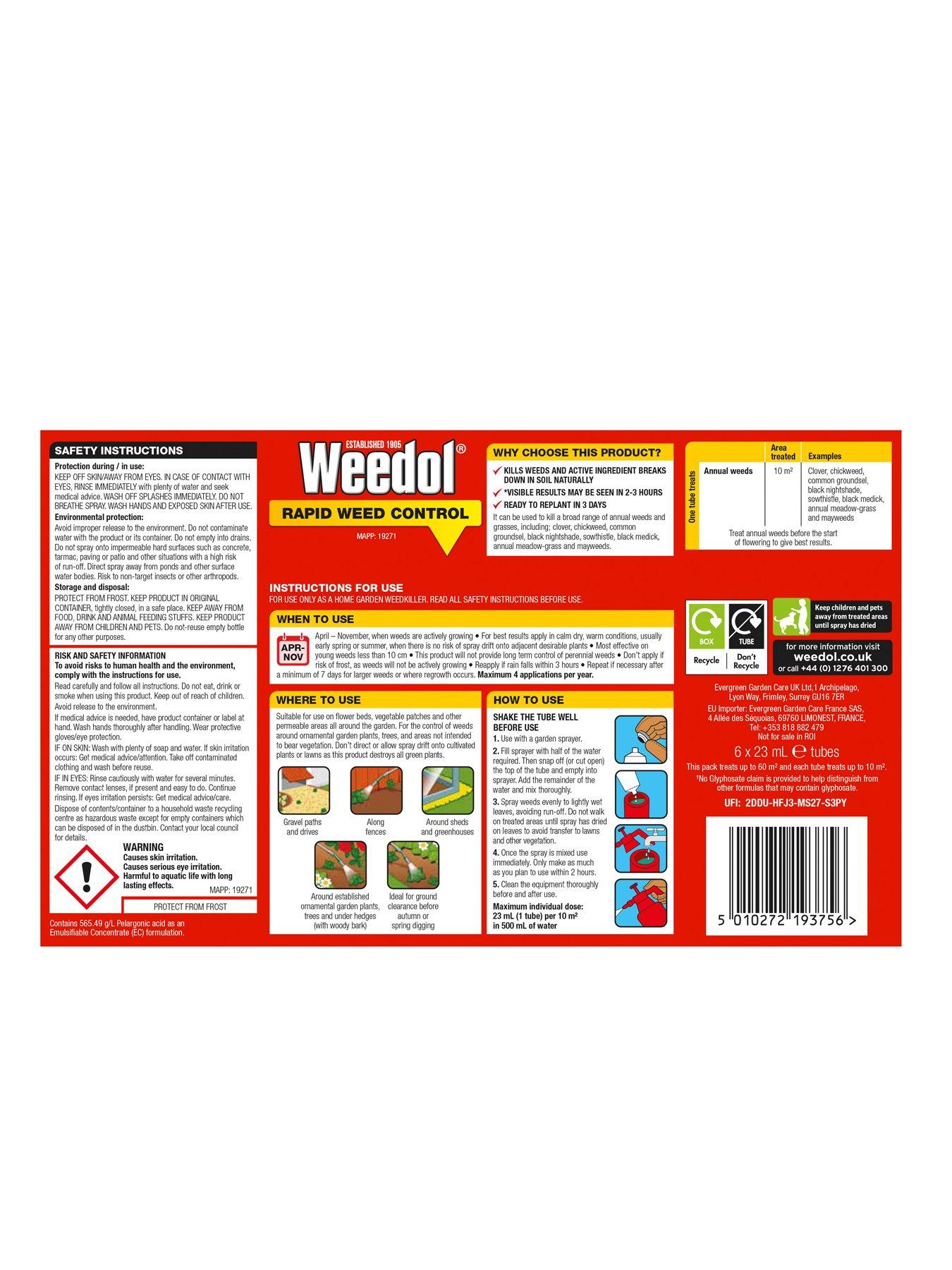 Image 2 of 4 of Weedol Rapid Conc  Tubes