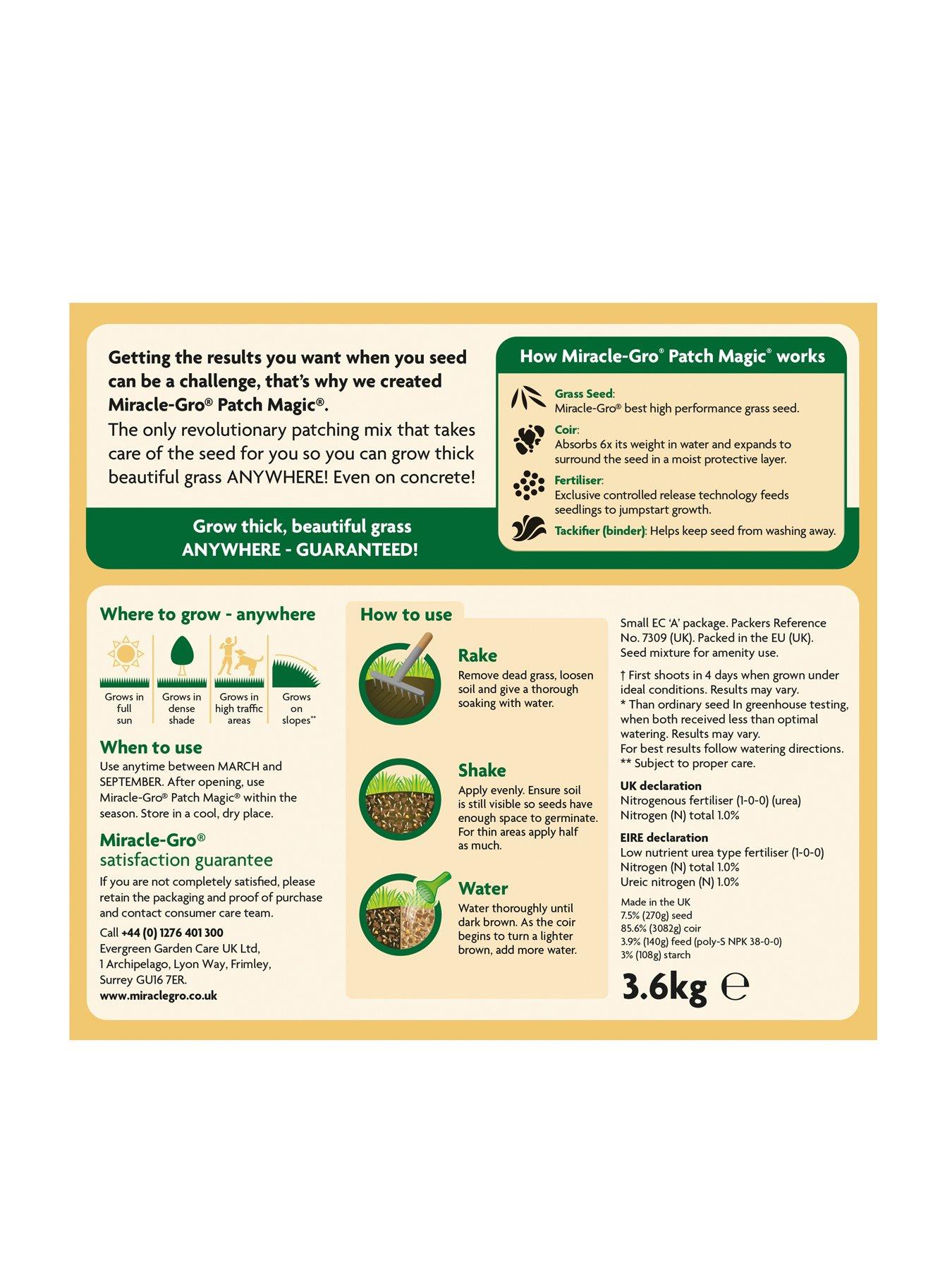 Image 2 of 3 of Miracle-Gro Patch Magic Bag 3.6Kg