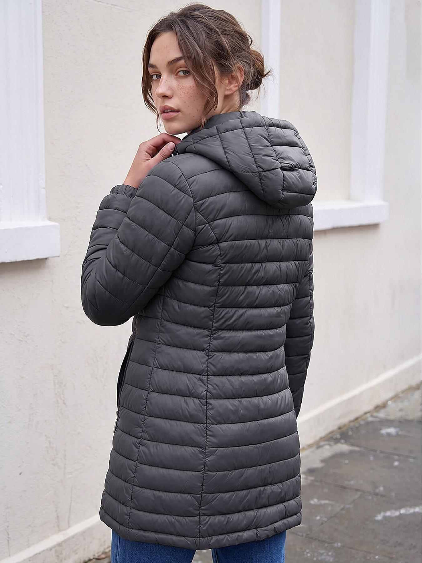 Image 4 of 4 of Roman Petite Puffer Coat