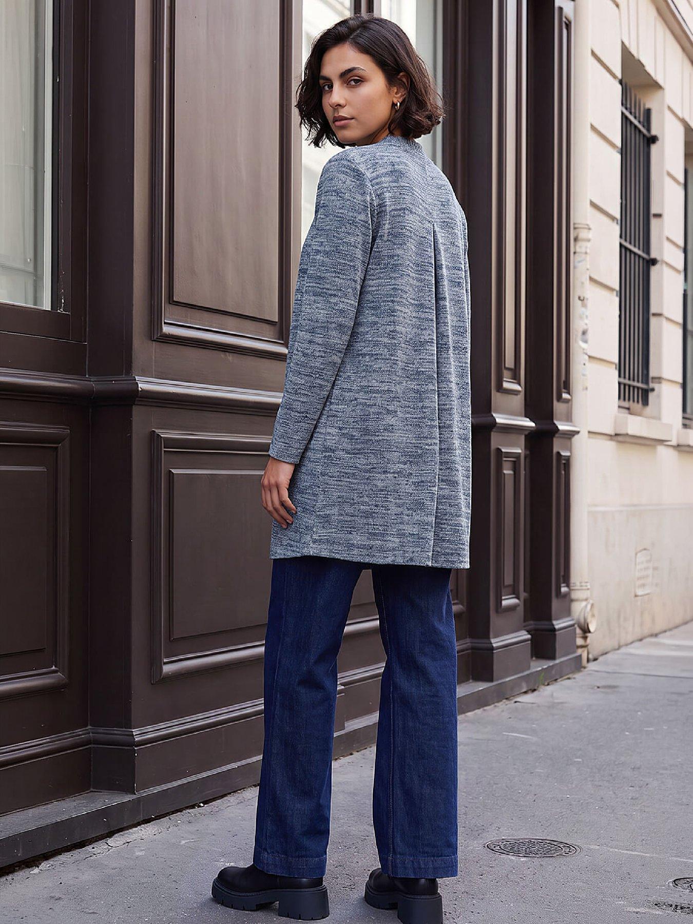 Image 3 of 4 of Roman Longline Knit Cardigan