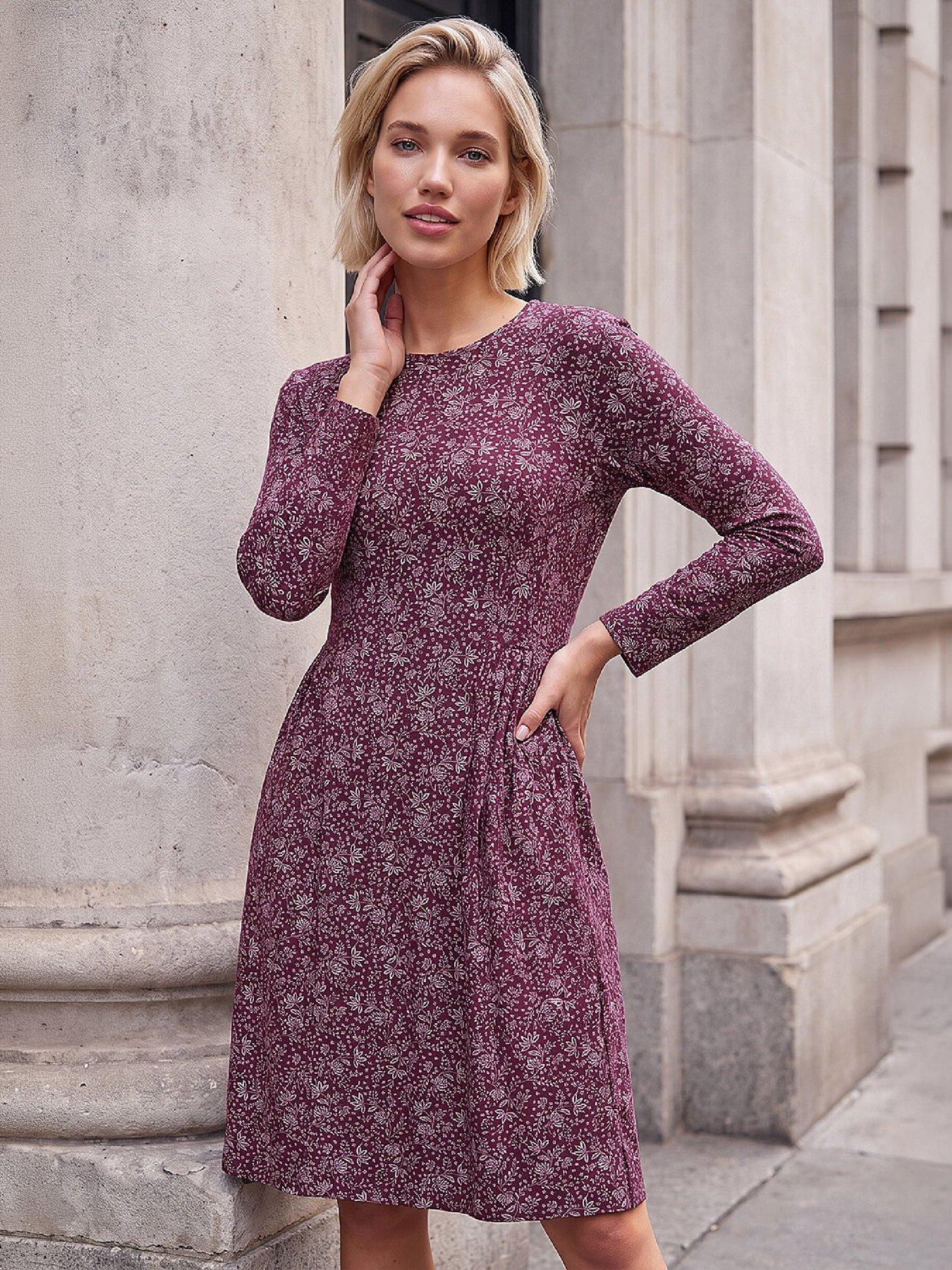 Image 1 of 4 of Roman Side Detail Short Dress
