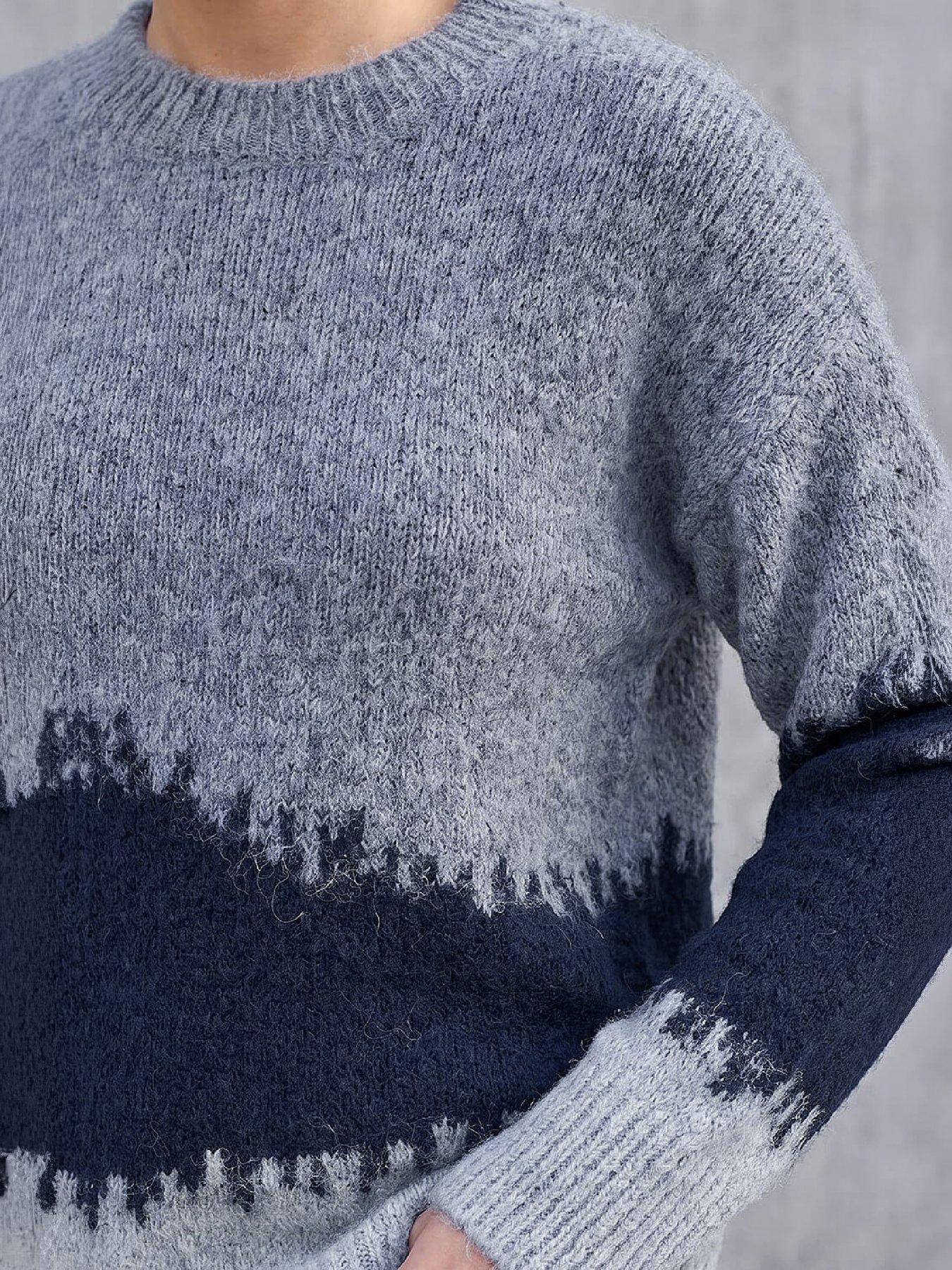 Image 2 of 4 of Roman Petite Abstract Knit Jumper