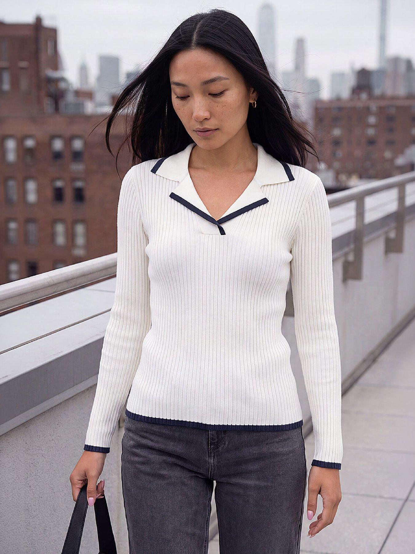 Image 1 of 4 of Roman Tipping Rib Henley