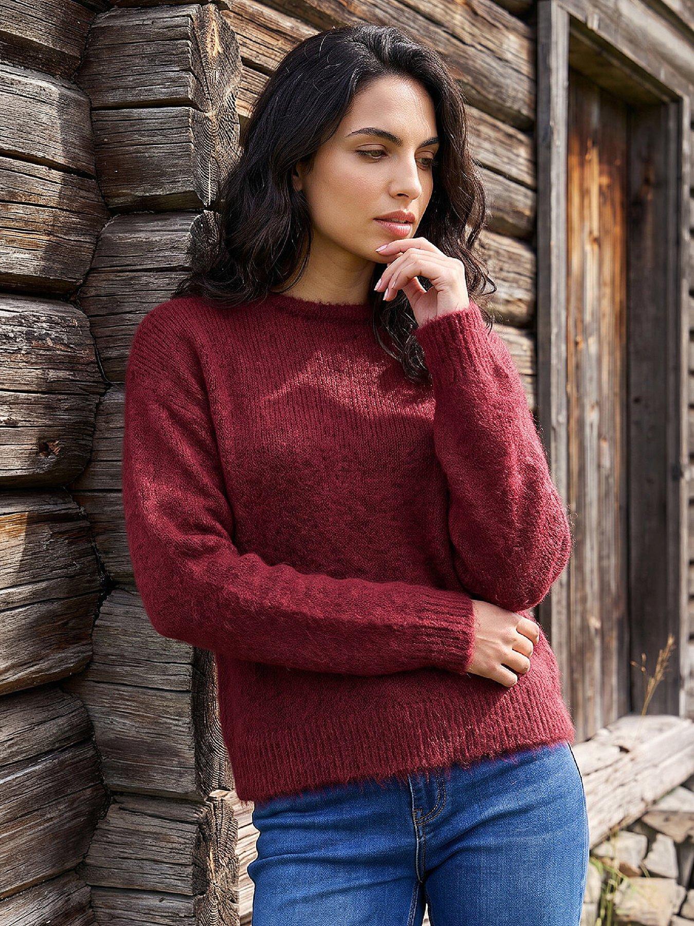 Image 1 of 4 of Roman Dusk Brushed Fluffy Knit Jumper