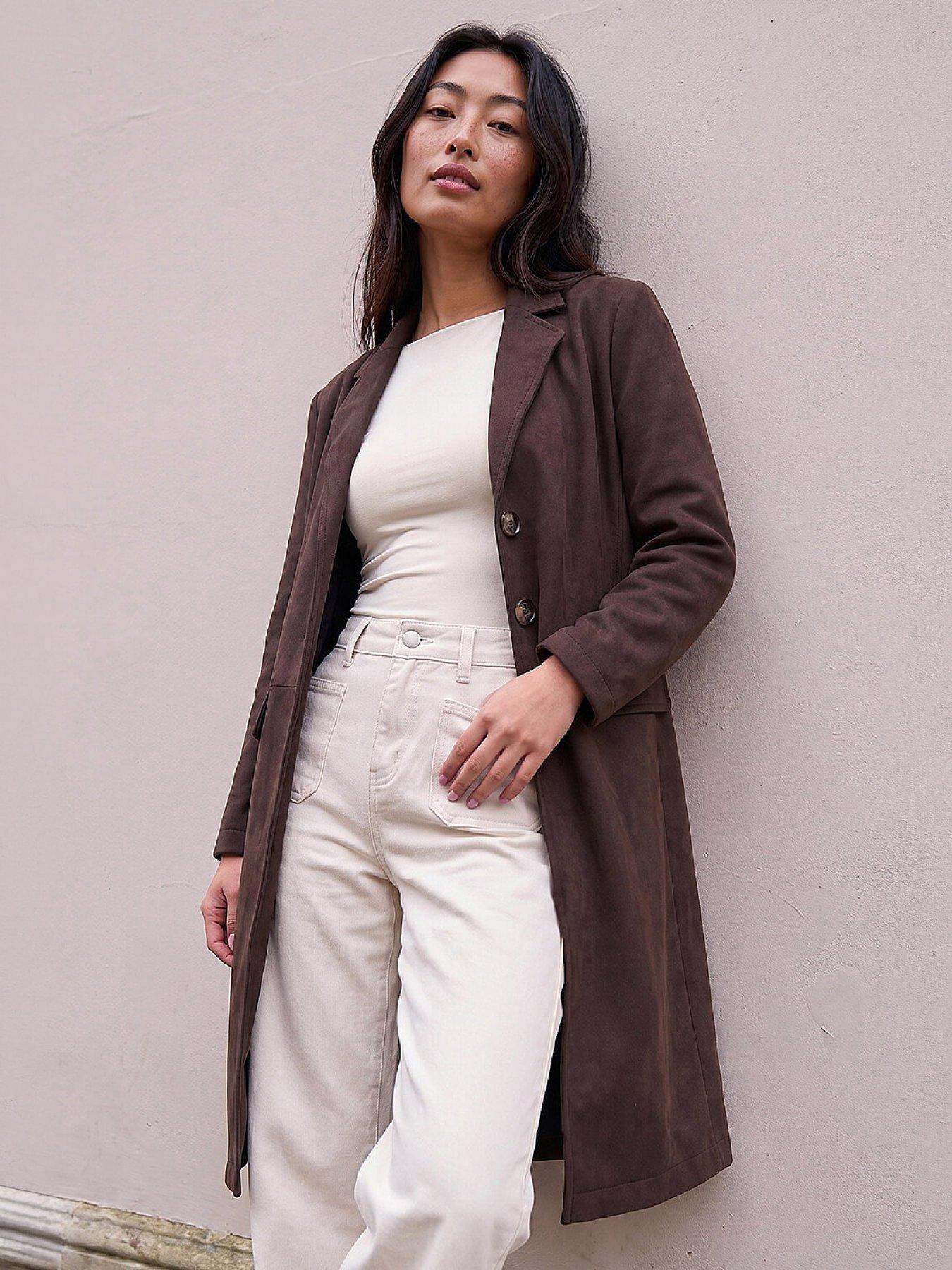 Roman Petite Faux Suede Jacket