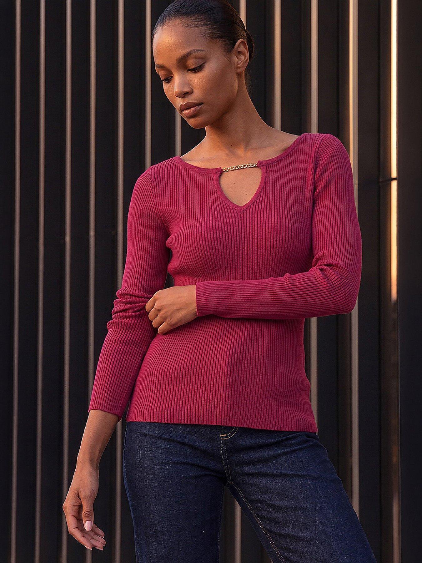 Image 1 of 4 of Roman Chain Neck Jumper