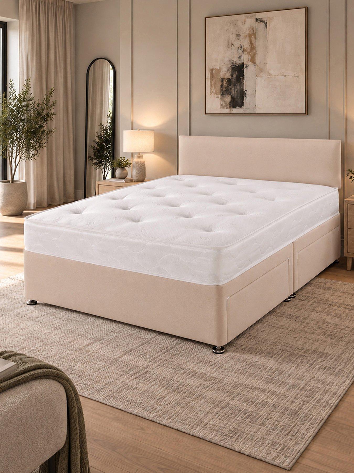 Image 2 of 7 of Aspire Essentials Bed Base & Comfort Mattress Set - Sg N/s