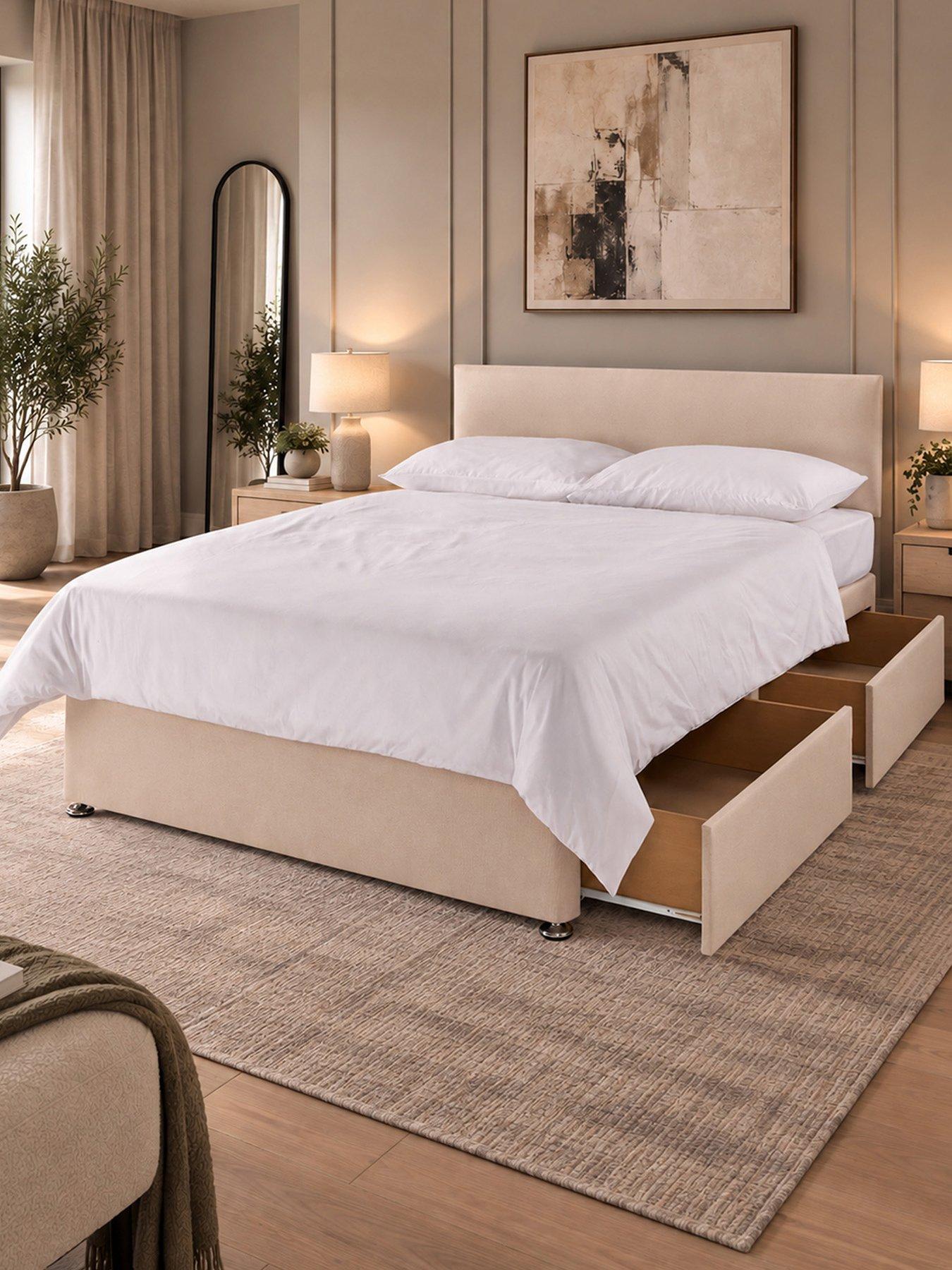 Image 3 of 7 of Aspire Essentials Bed Base & Comfort Mattress Set - Sg N/s