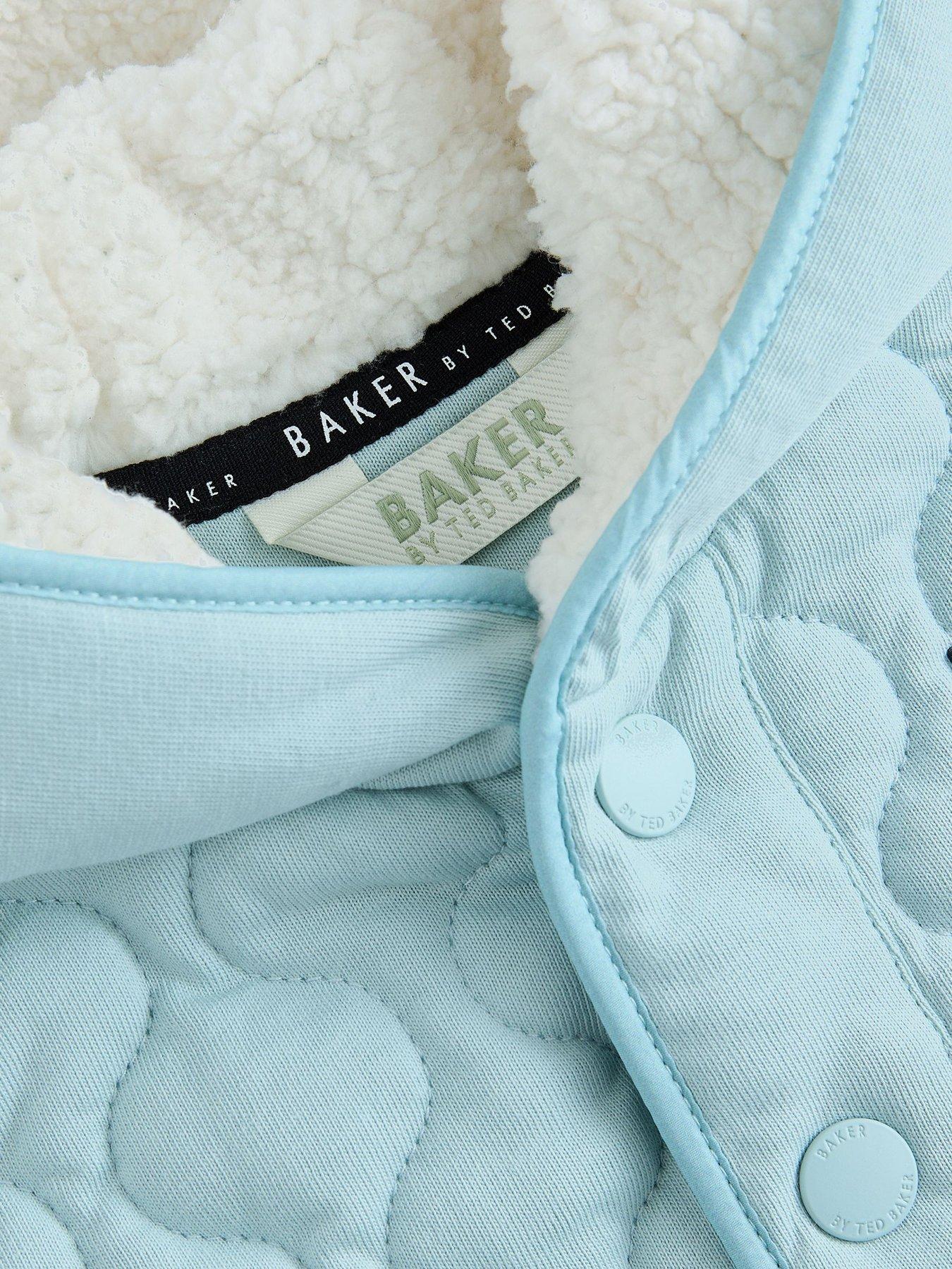 Image 3 of 6 of Ted Baker Baby Boys Quilted Jacket - Green