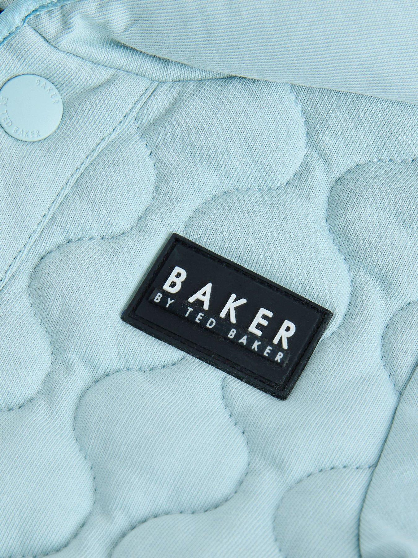Image 4 of 6 of Ted Baker Baby Boys Quilted Jacket - Green