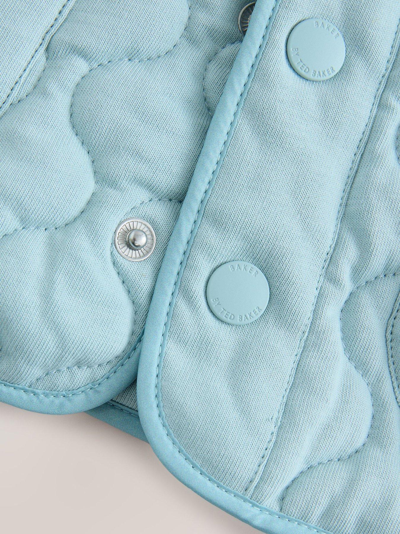 Image 5 of 6 of Ted Baker Baby Boys Quilted Jacket - Green