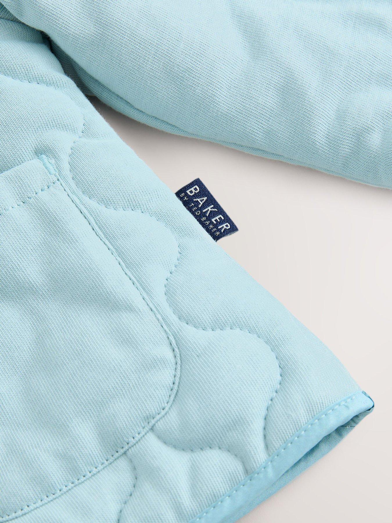 Image 6 of 6 of Ted Baker Baby Boys Quilted Jacket - Green