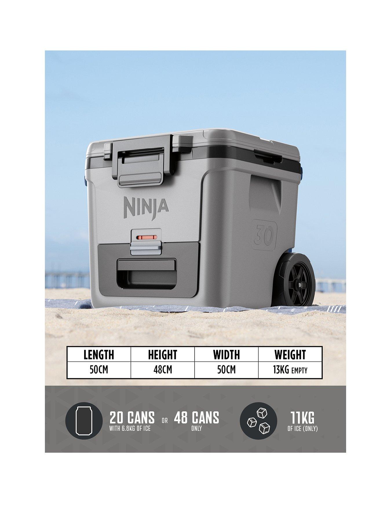 Image 2 of 7 of NINJA FrostVault 30QT/28L Wheeled Cooler with Dry Zone, Slate Grey FB230UKGY / FB230EUGY