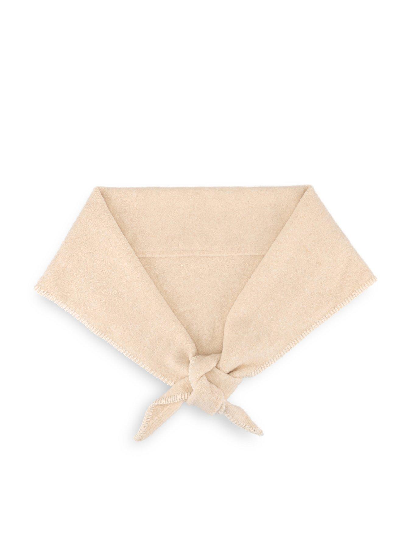 Image 1 of 6 of Totes Isotoner Womens Triangle Wool Blend Scarf - Beige