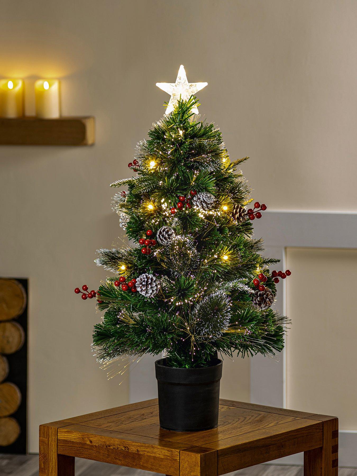 Image 2 of 5 of Premier Decorations 80cm New Jersey Fibre Optic Tree