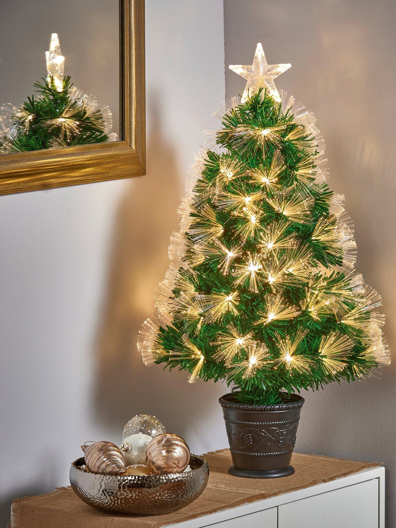 Image 2 of 5 of Premier Decorations 80cm Fibre Optic Tree Starbursts