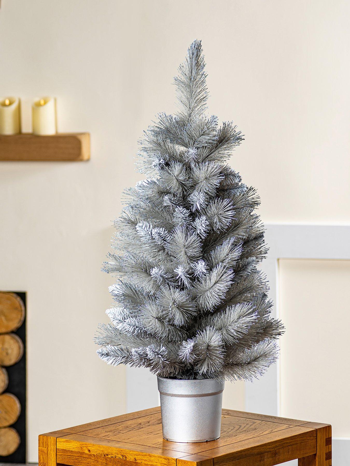 Image 2 of 5 of Premier Decorations 90cm Silver Tip Tree