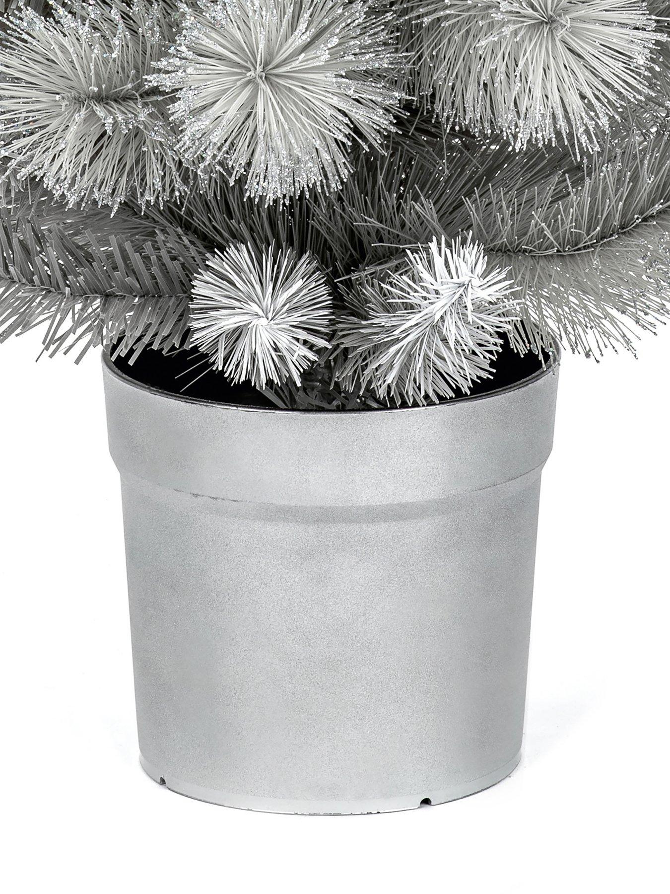 Image 5 of 5 of Premier Decorations 90cm Silver Tip Tree