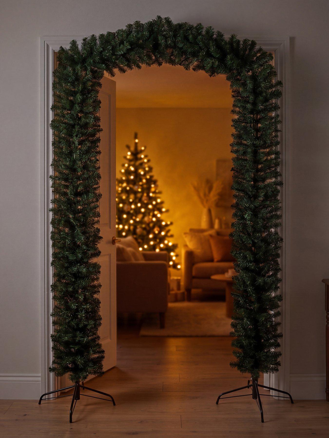 Image 1 of 4 of Premier Decorations 2.4m Single Tree Christmas Arch