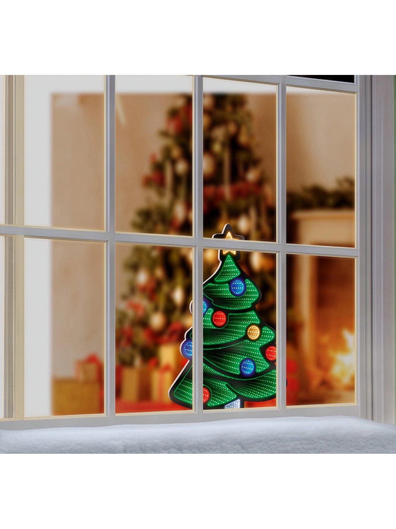Image 2 of 5 of Premier Decorations 60cm Christmas Tree Infinity Mirror