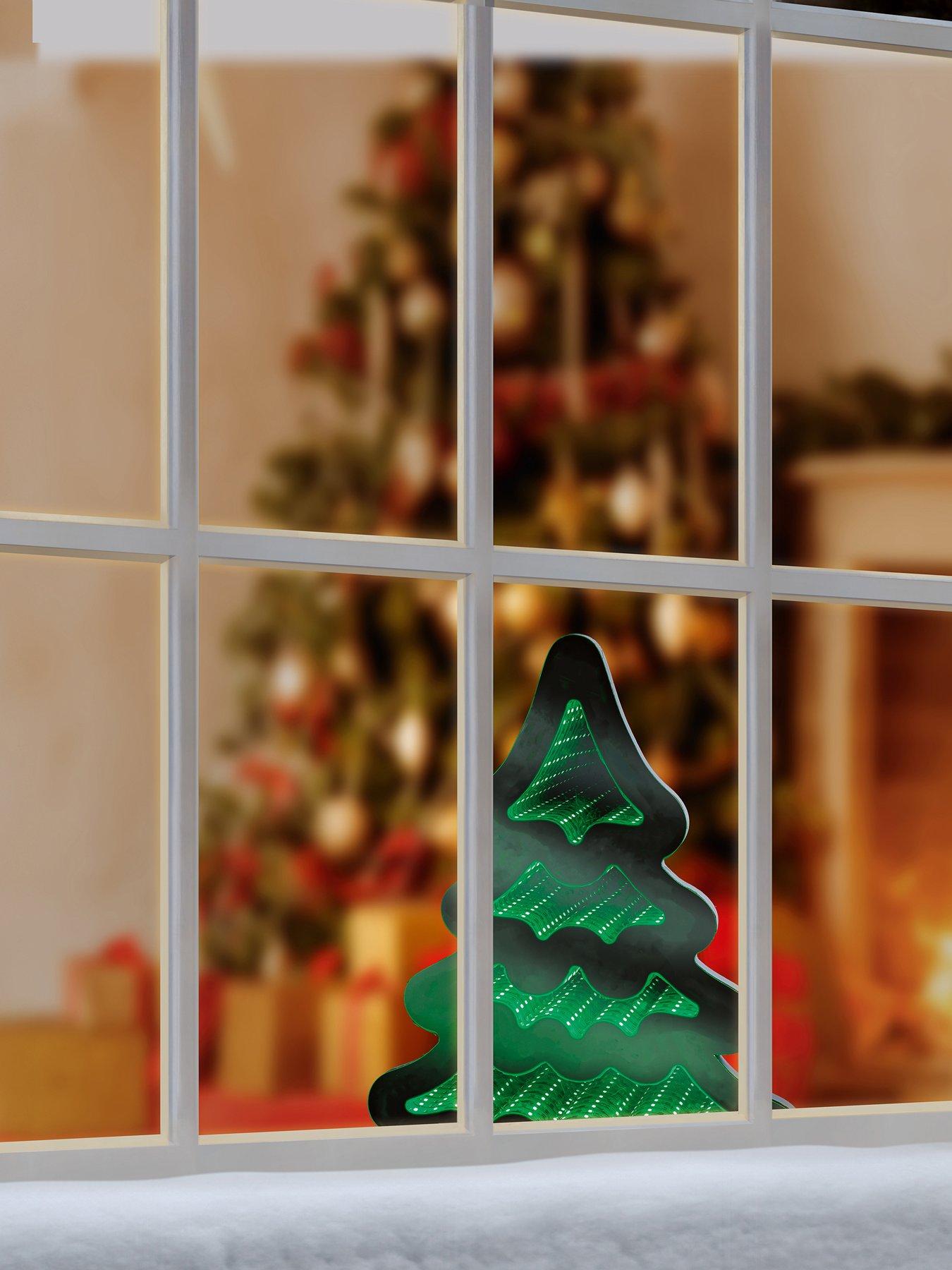 Image 2 of 4 of Premier Decorations 40cm Lit Tree Infinity Mirror