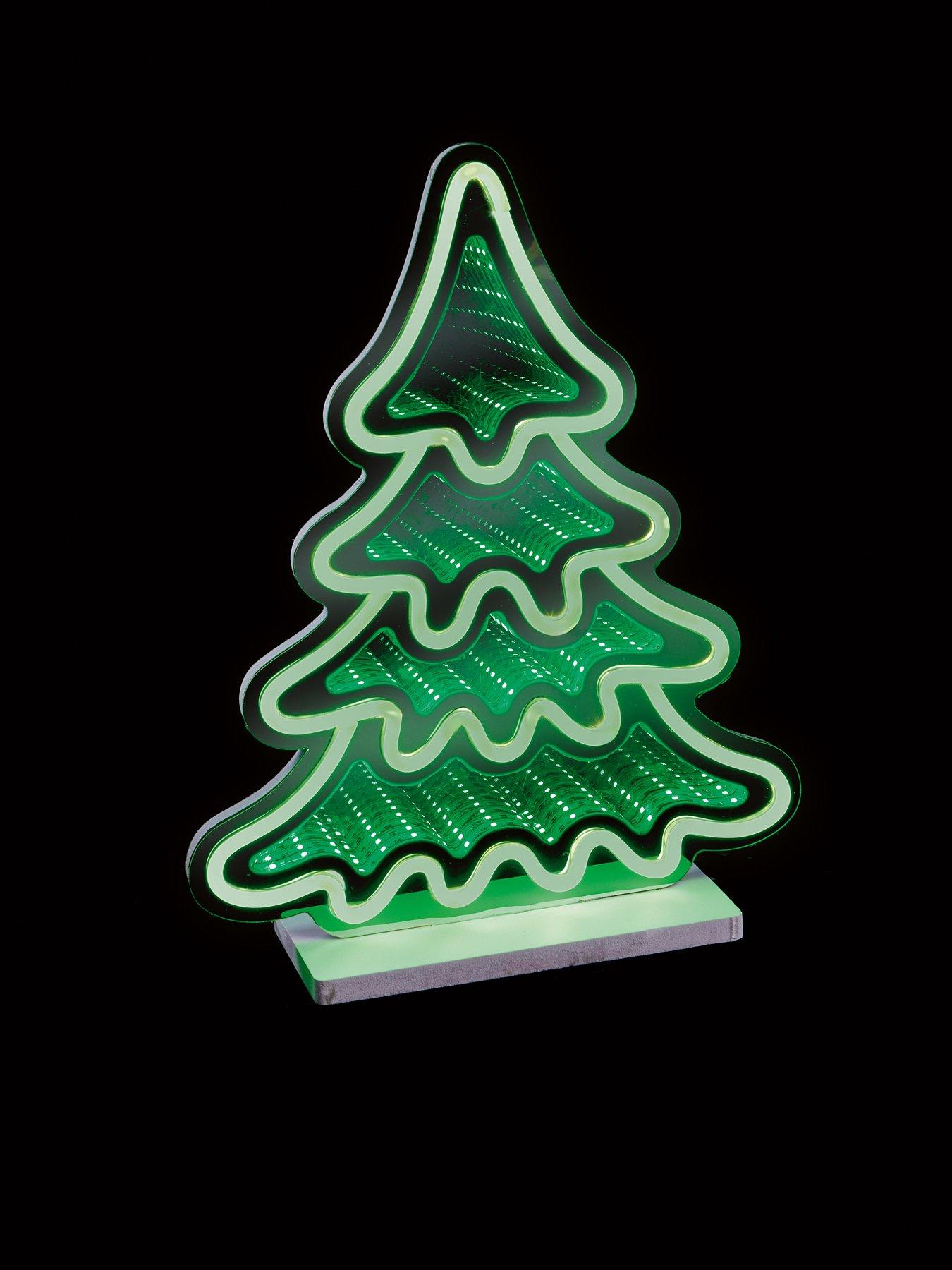 Image 3 of 4 of Premier Decorations 40cm Lit Tree Infinity Mirror