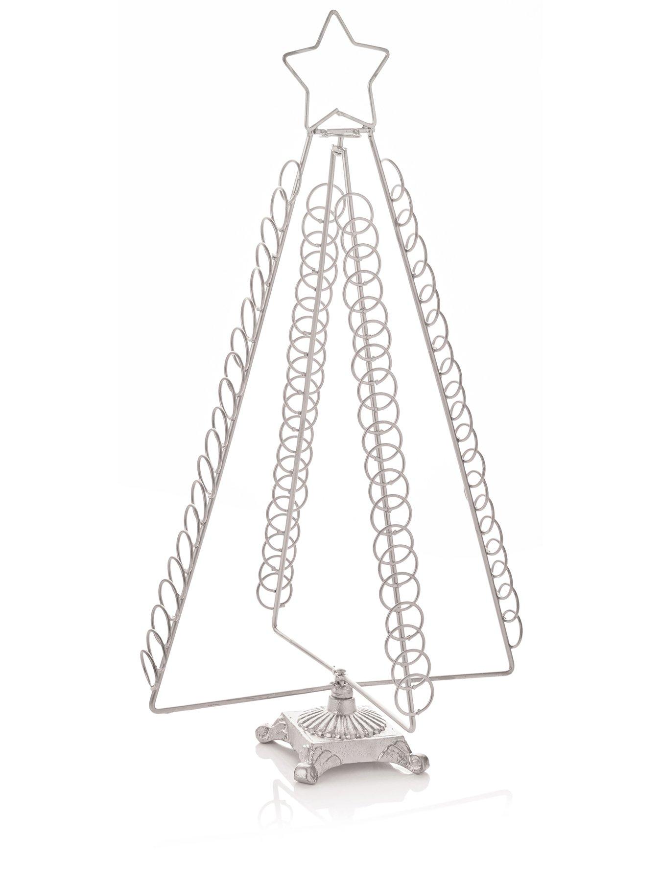 Image 1 of 3 of Premier Decorations 50cm Silver Metal Card Holder